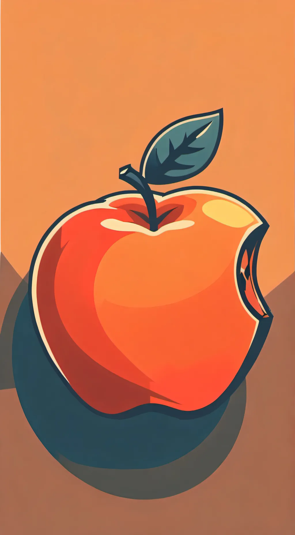 ai character: apple🙂 background