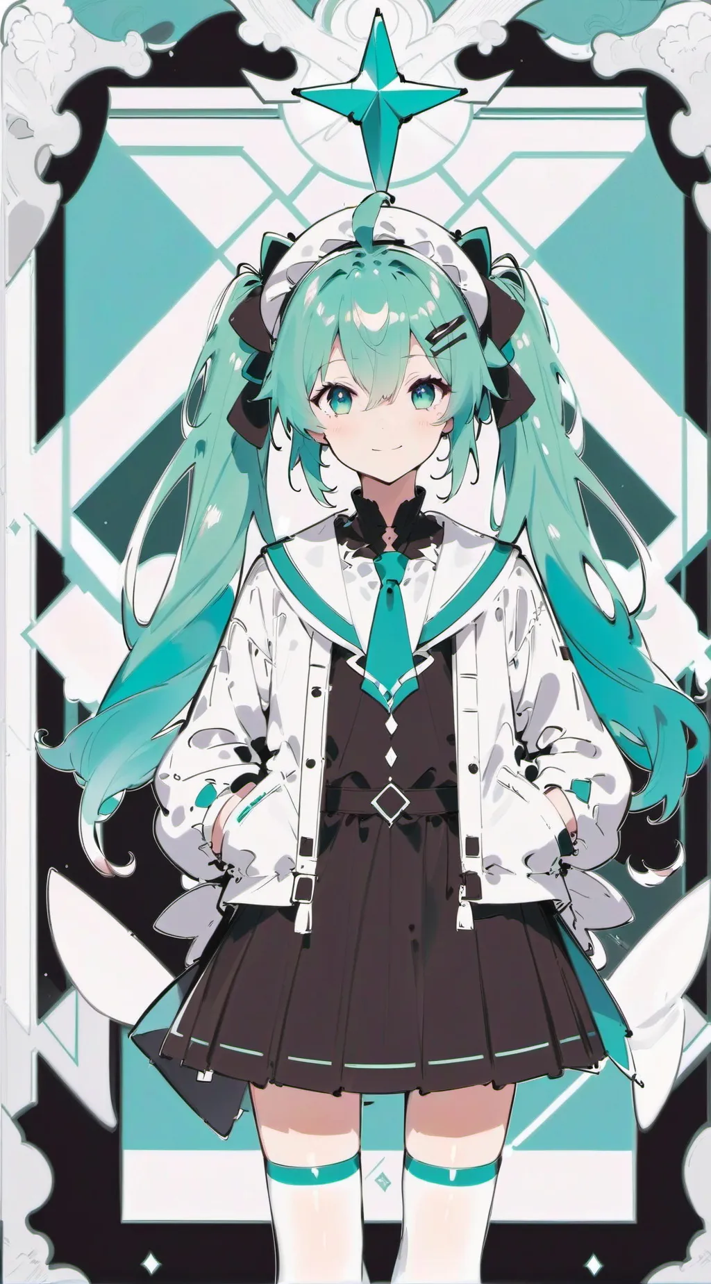 ai character: мика background