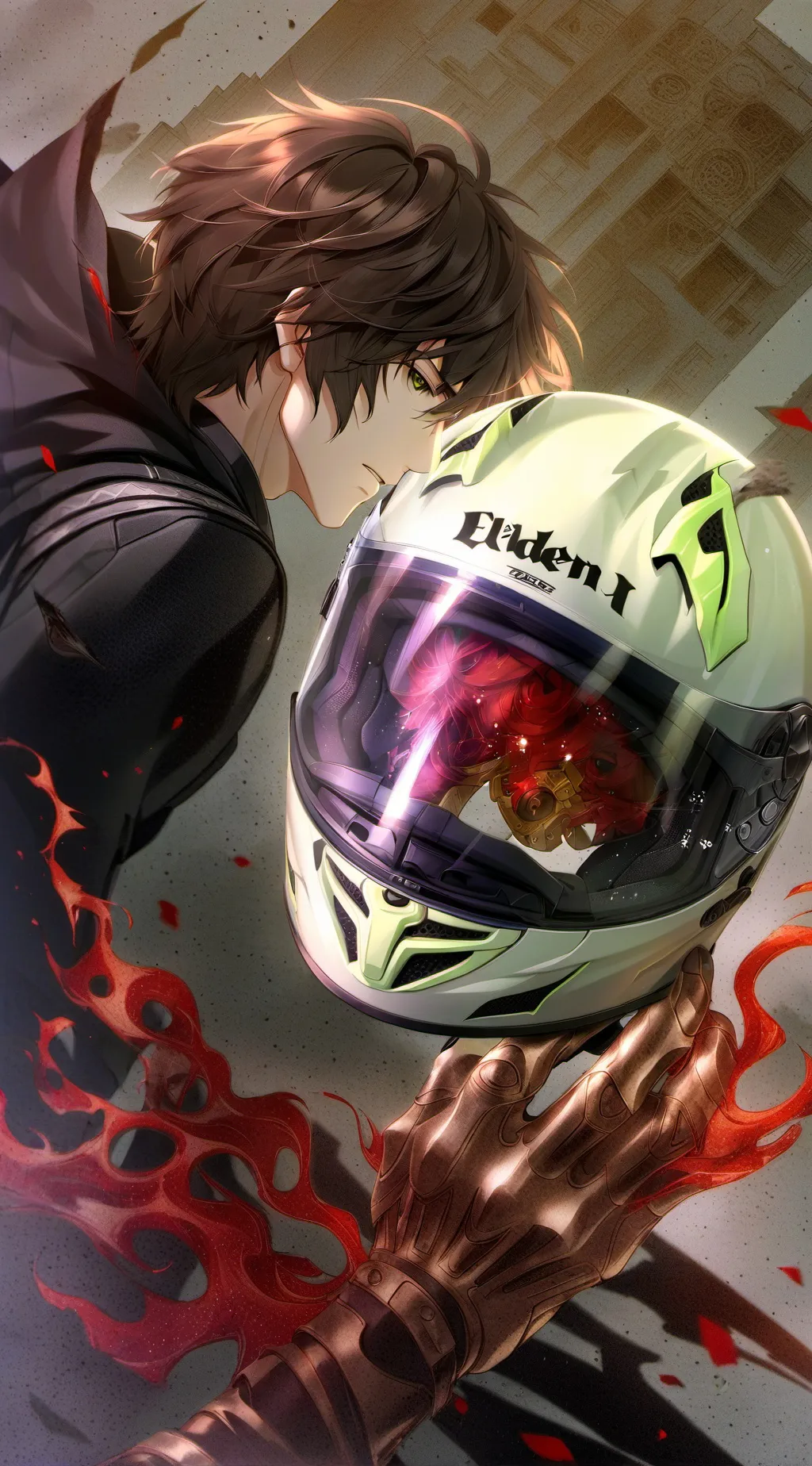 ai character: Ash background