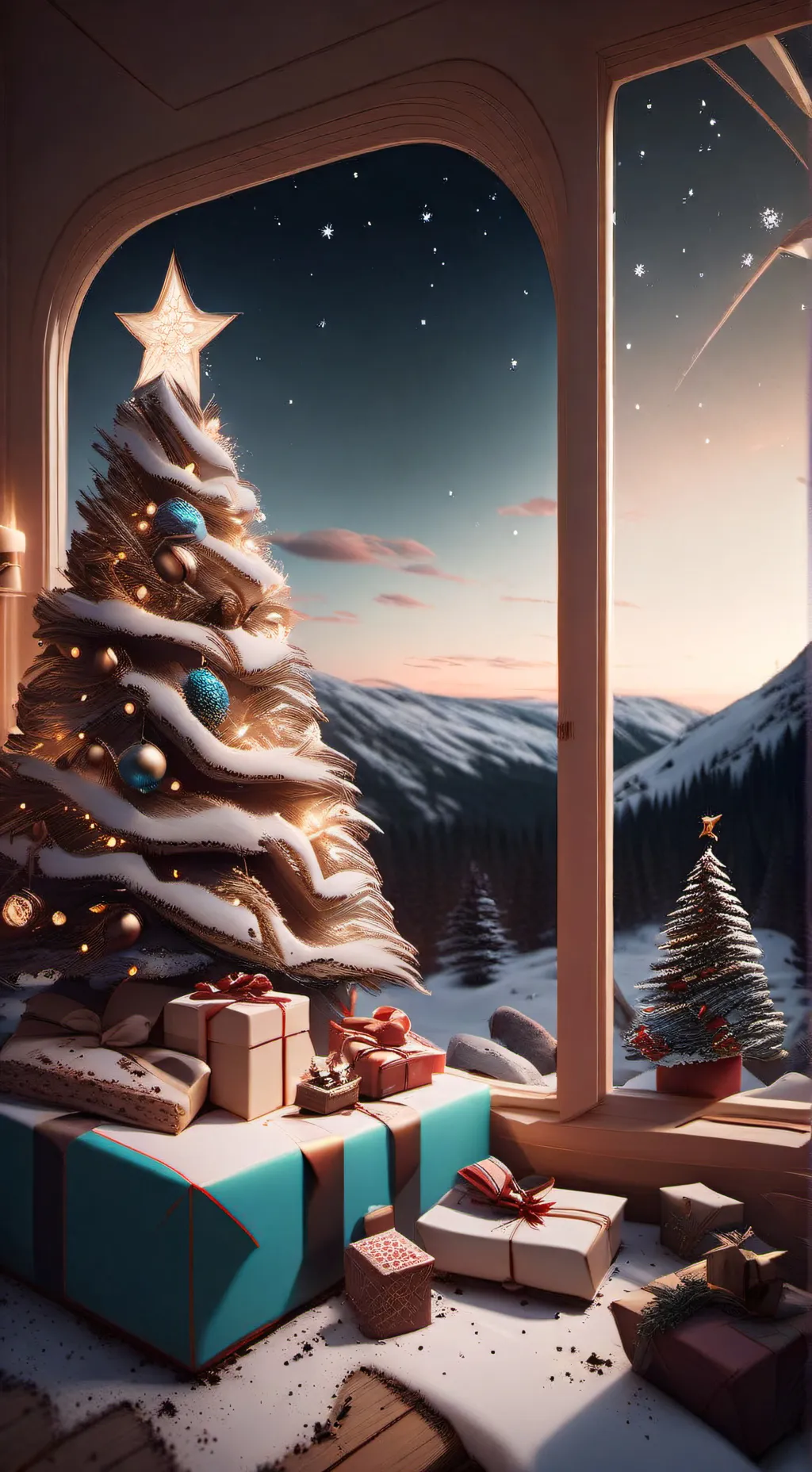 ai character: PokemonxChristmas  background