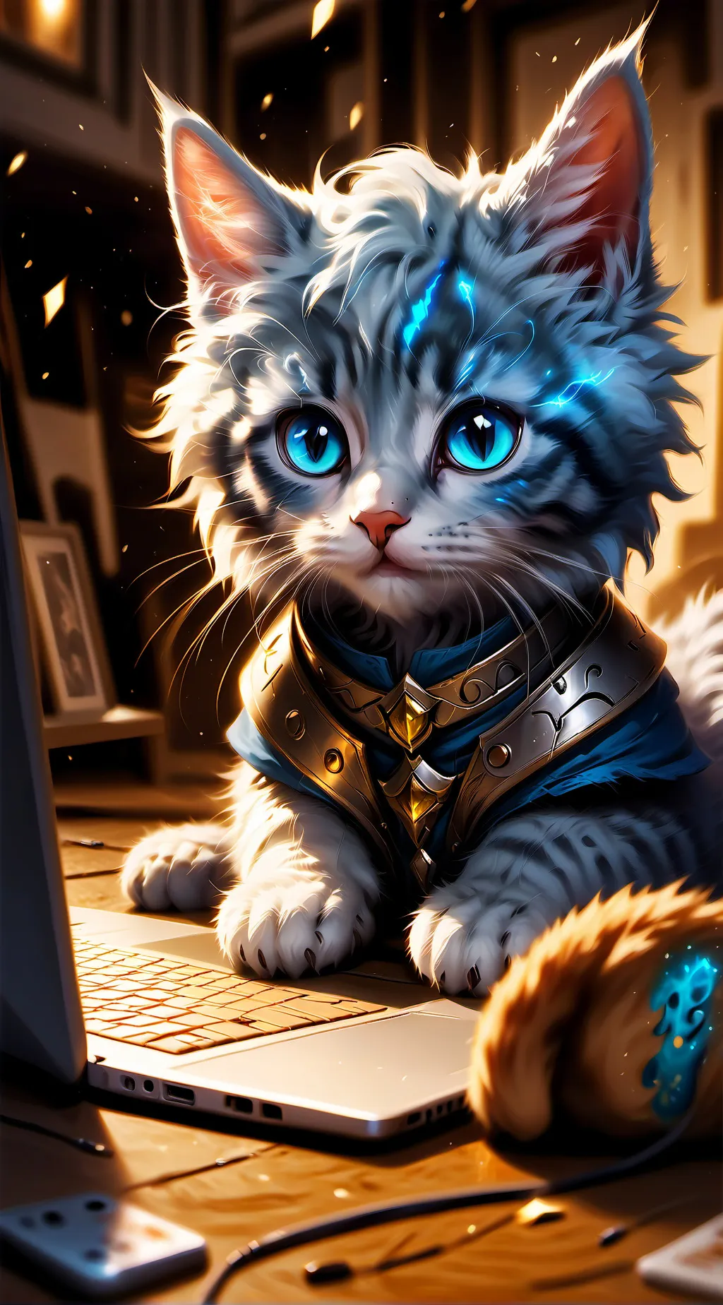 ai character: Pixel background