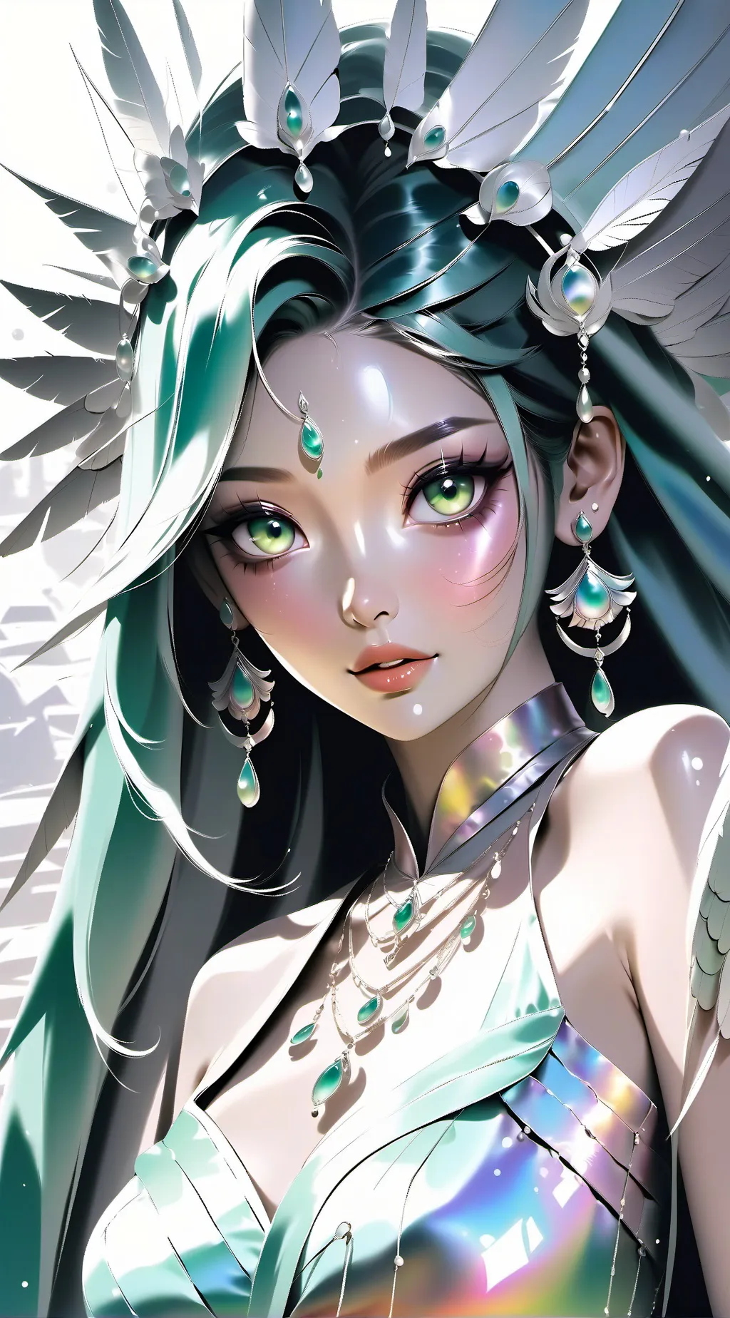 ai character: gird 🇺🇲 background