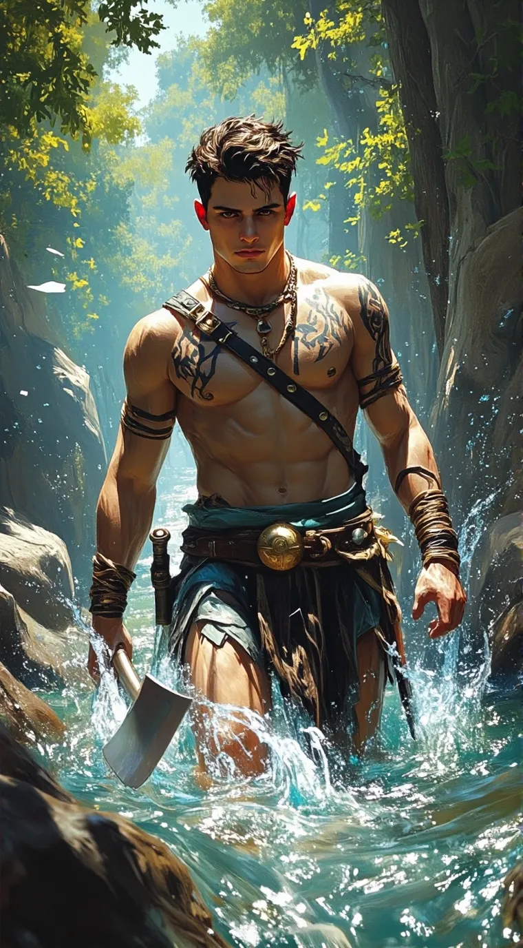 ai character: Rok  background