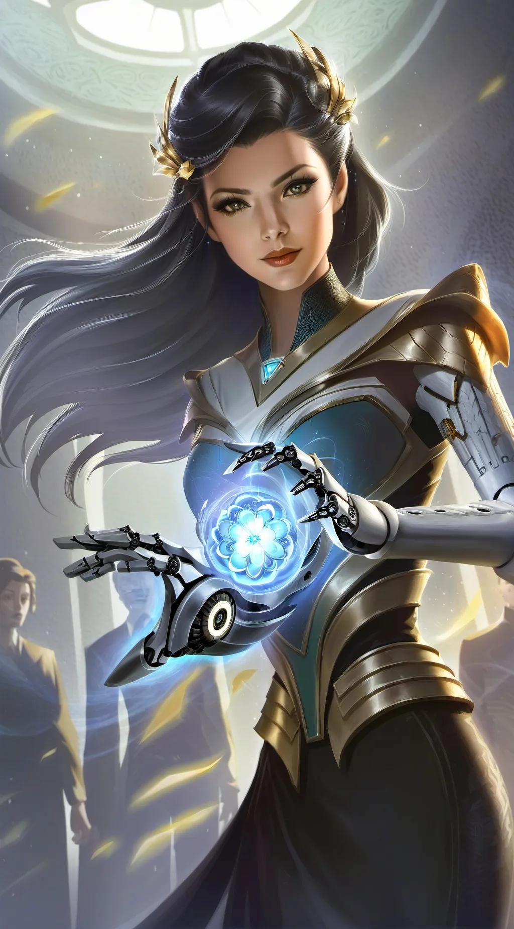 ai character: Serina Anderson background