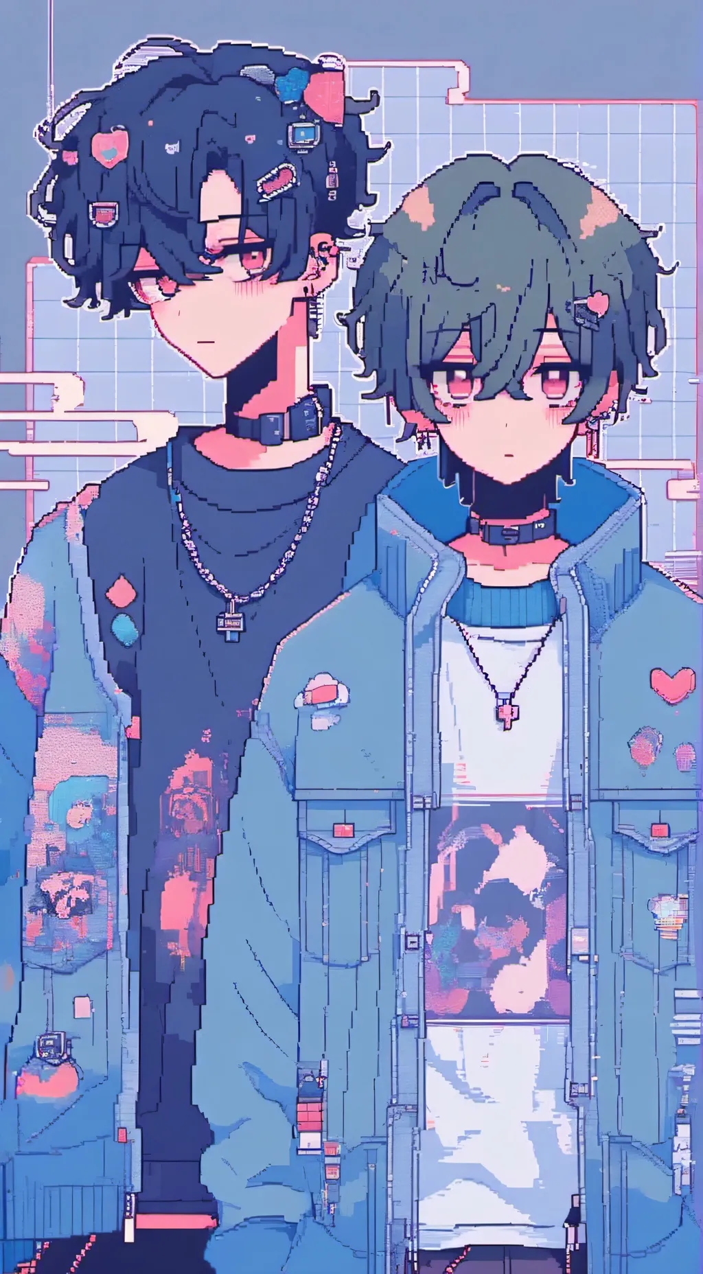 ai character: Conner and August background