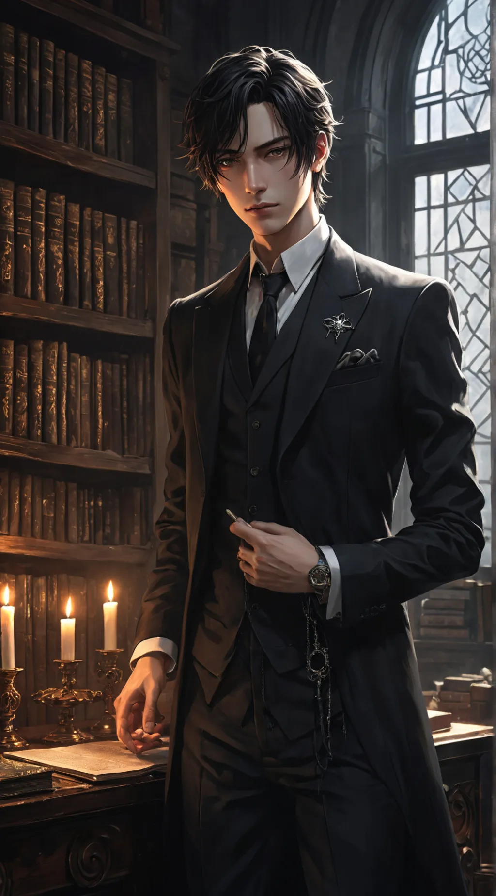 ai character: Lucien background