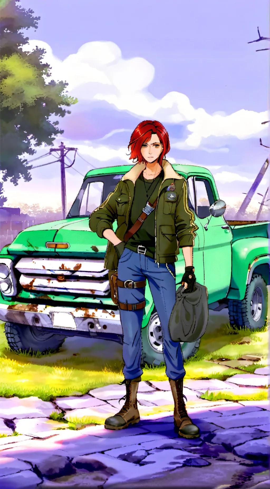 ai character: aven  background