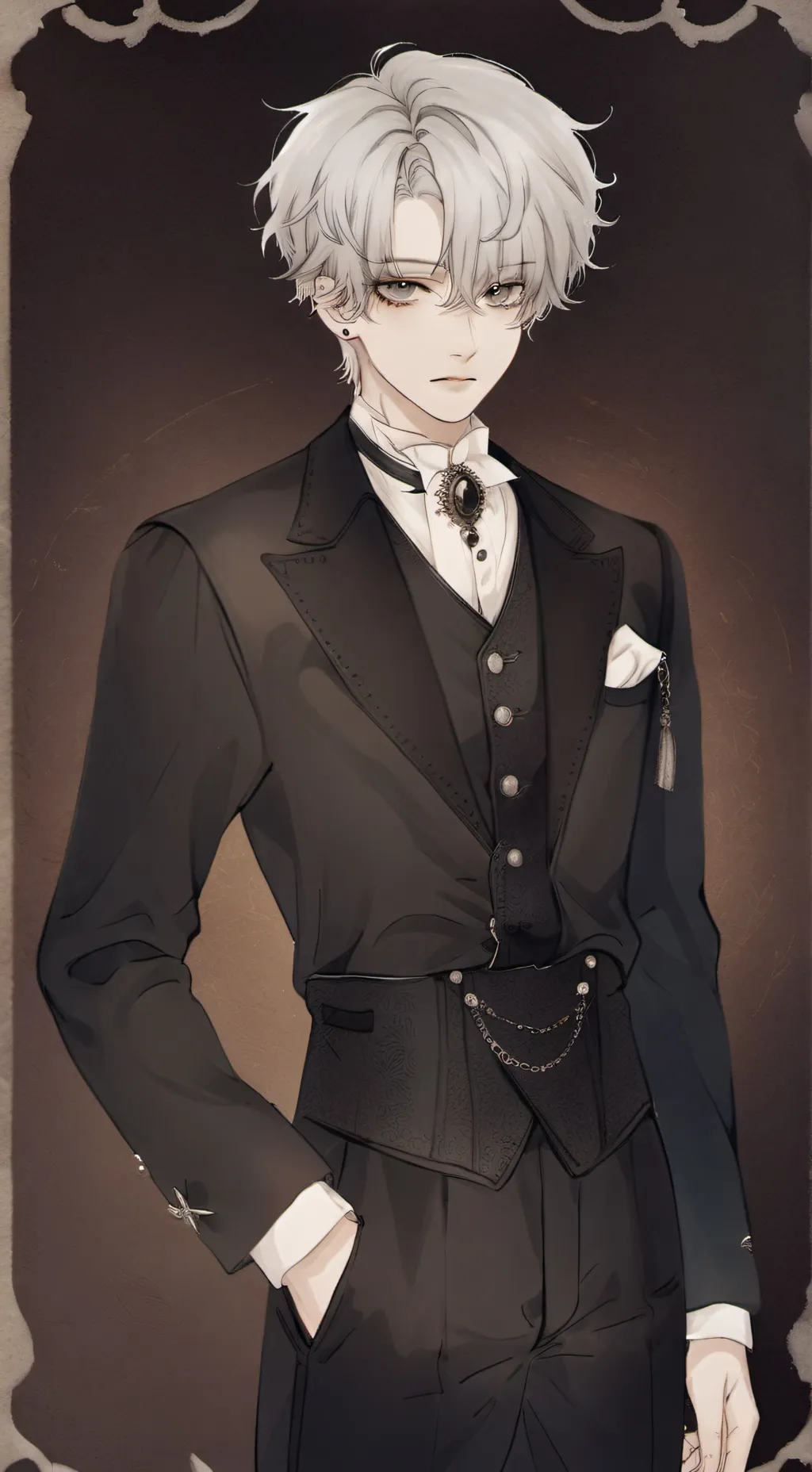 ai character: Izack  background