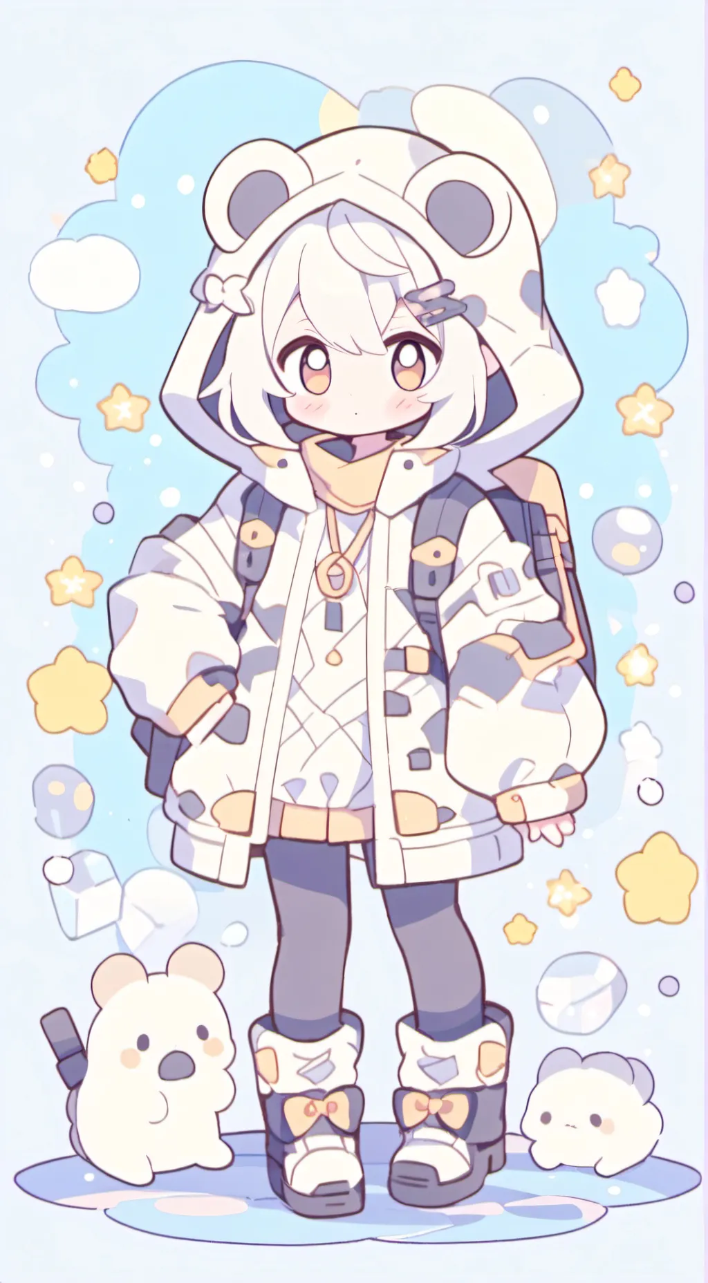 ai character: you x me(i blogger background