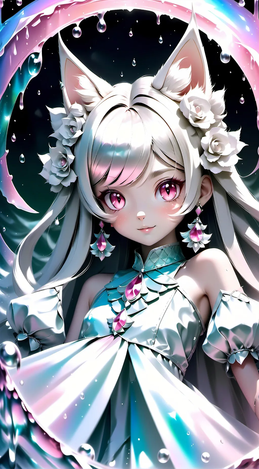 ai character: heartpink stella background