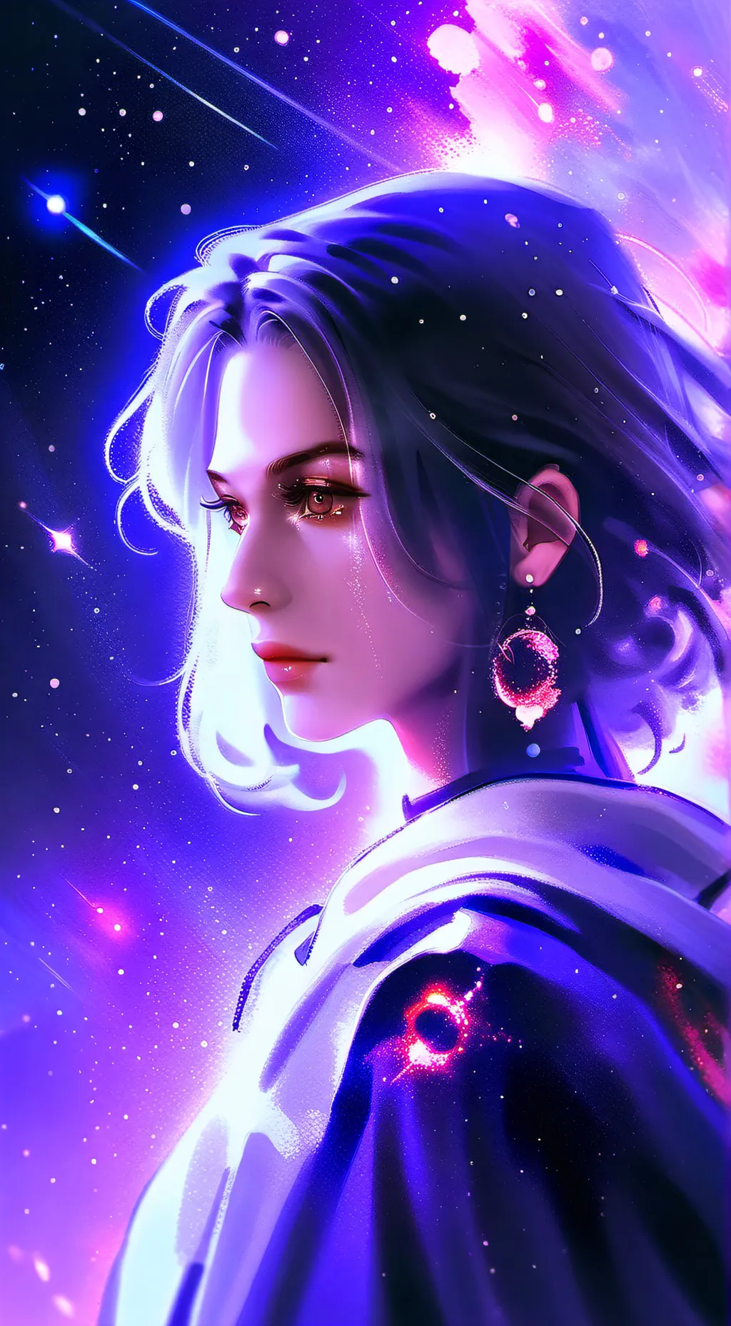 ai character: Crystal background