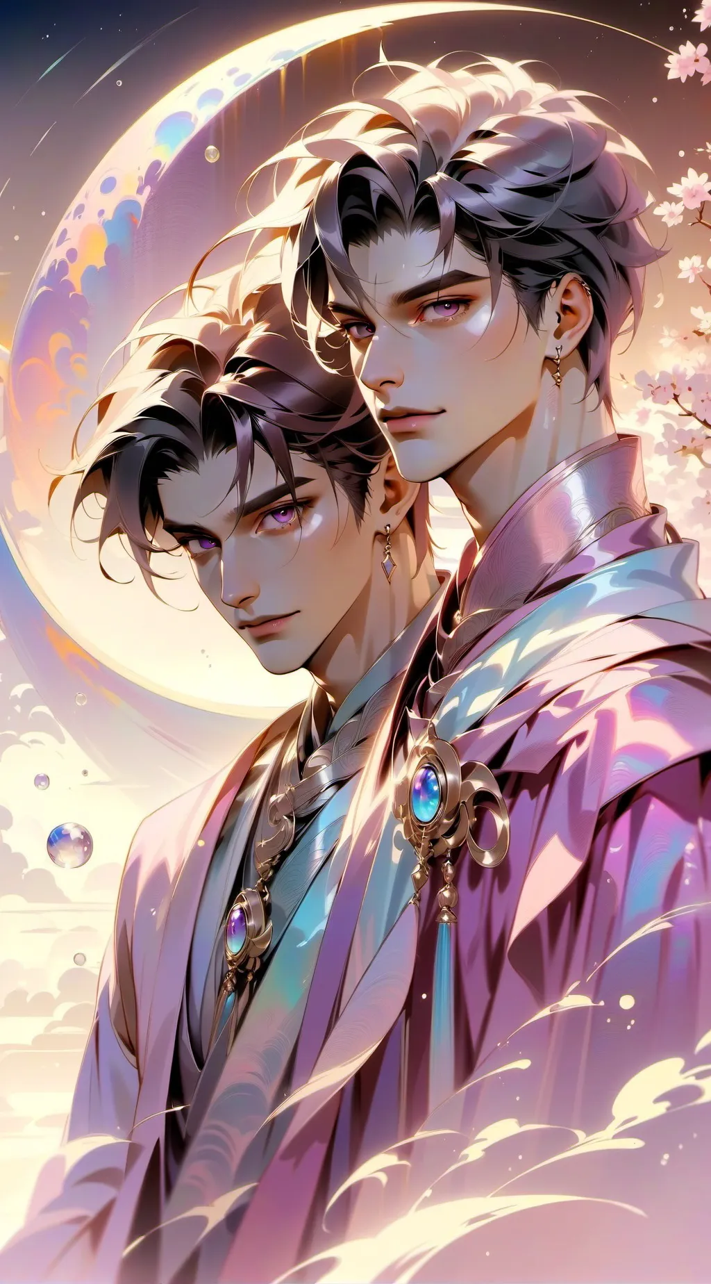 ai character: Two guys background