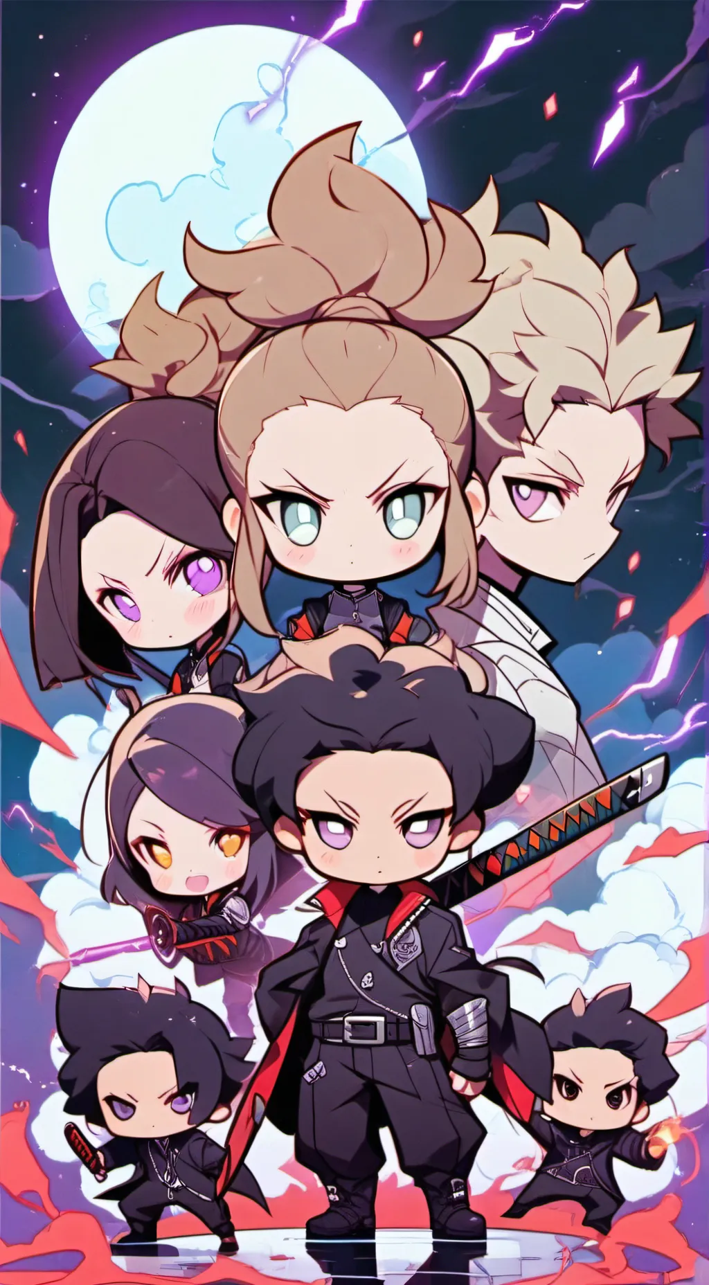 ai character: K pop background