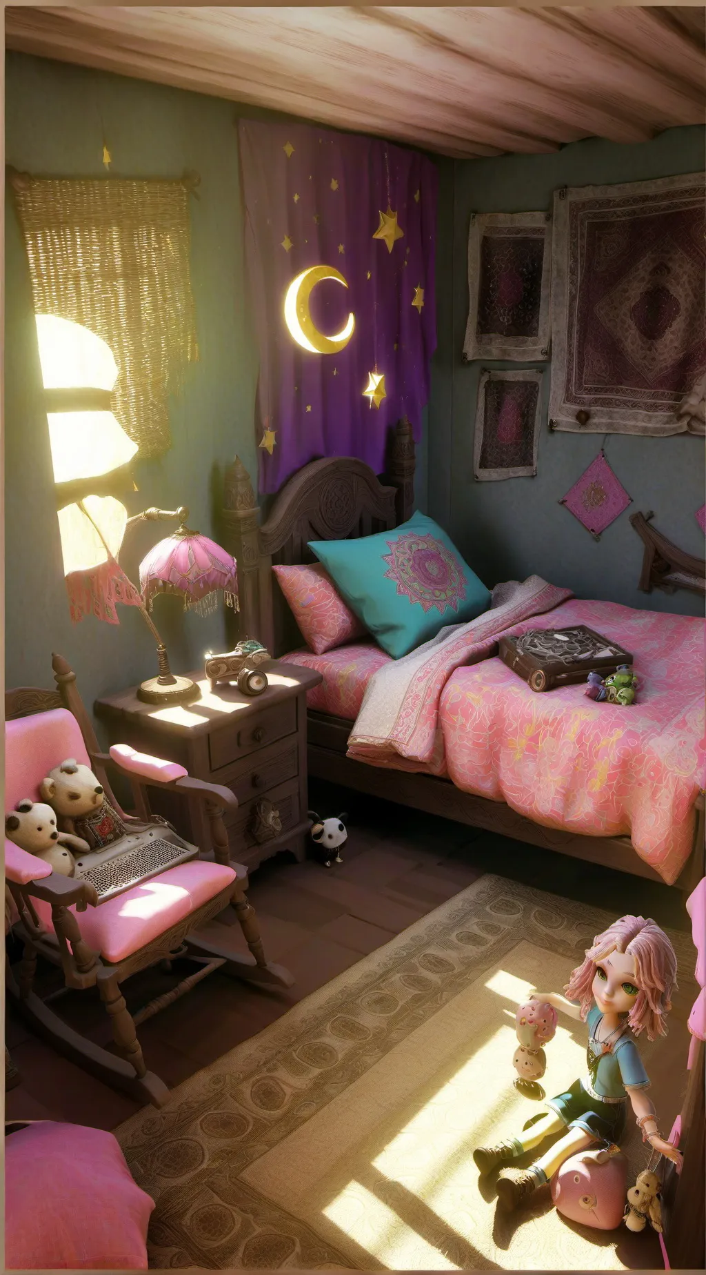 ai character: fear background