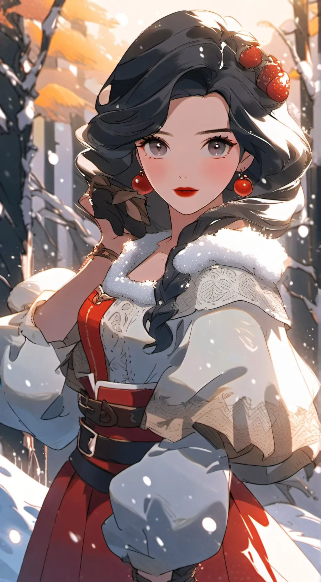 ai character: save Snow White background