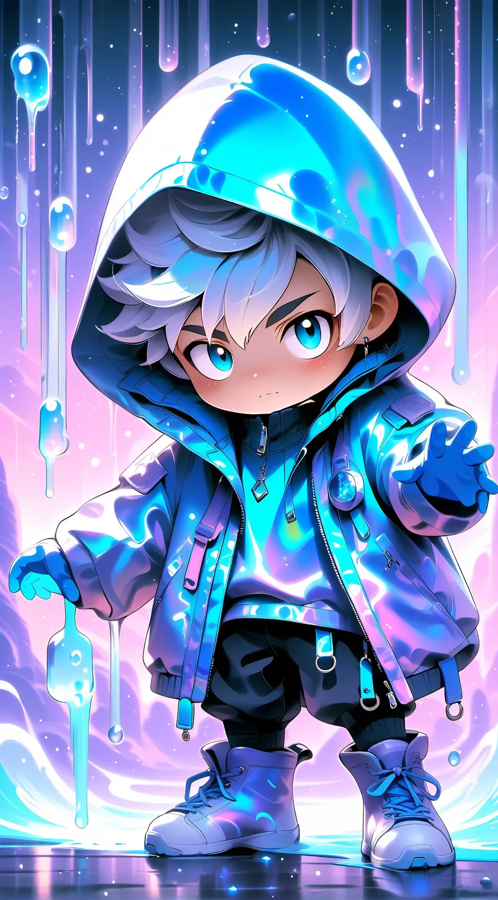 ai character: Cassandra & Bf gf, background