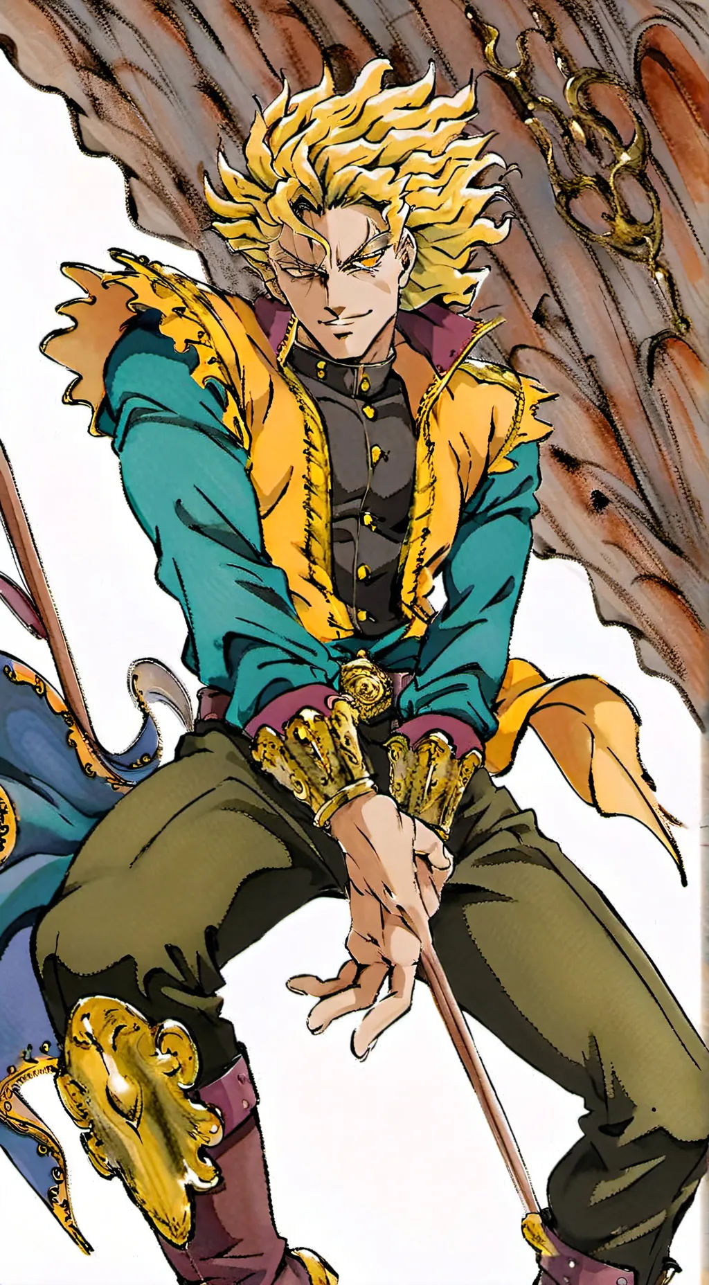 ai character: Дио background