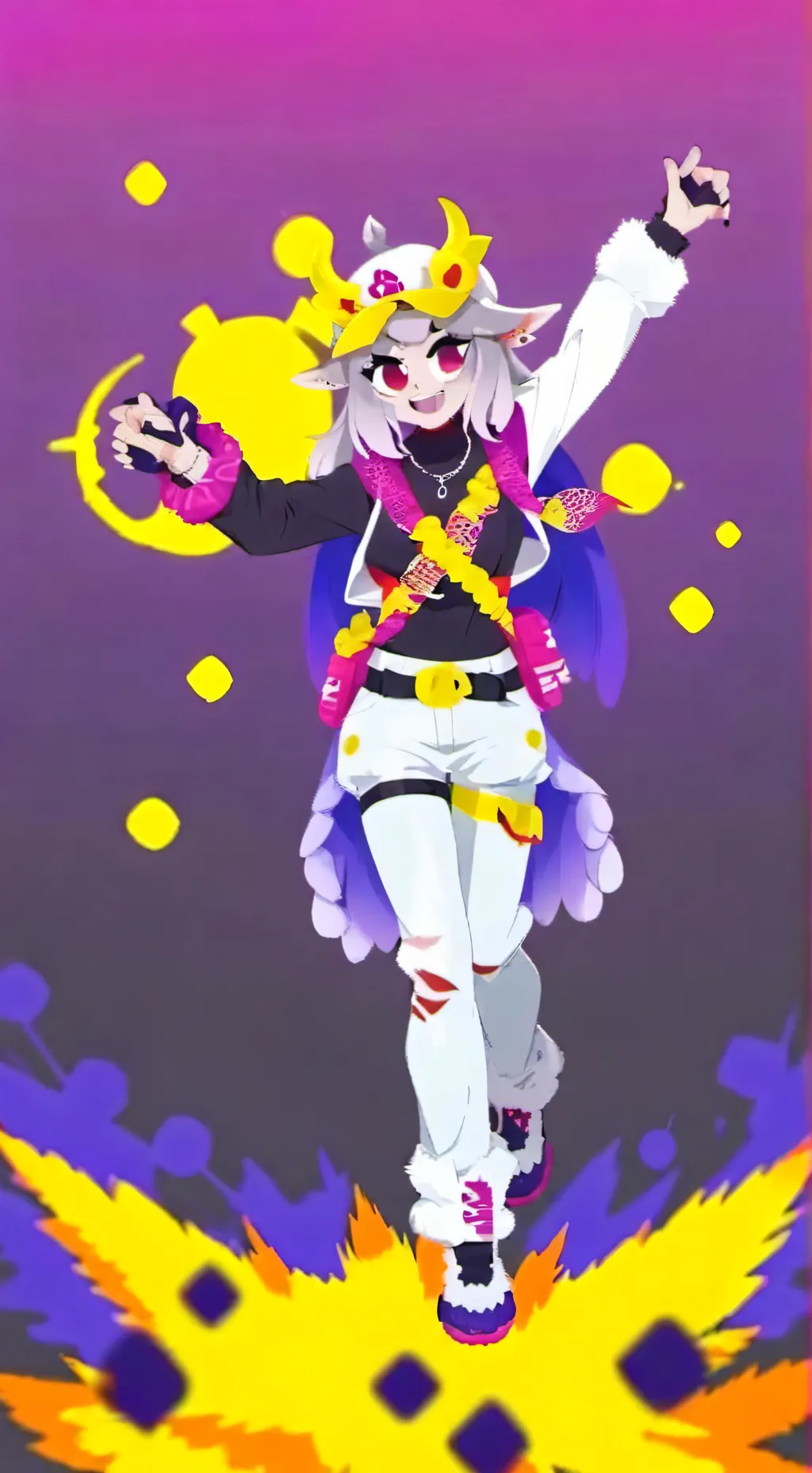 ai character: yetta!  background