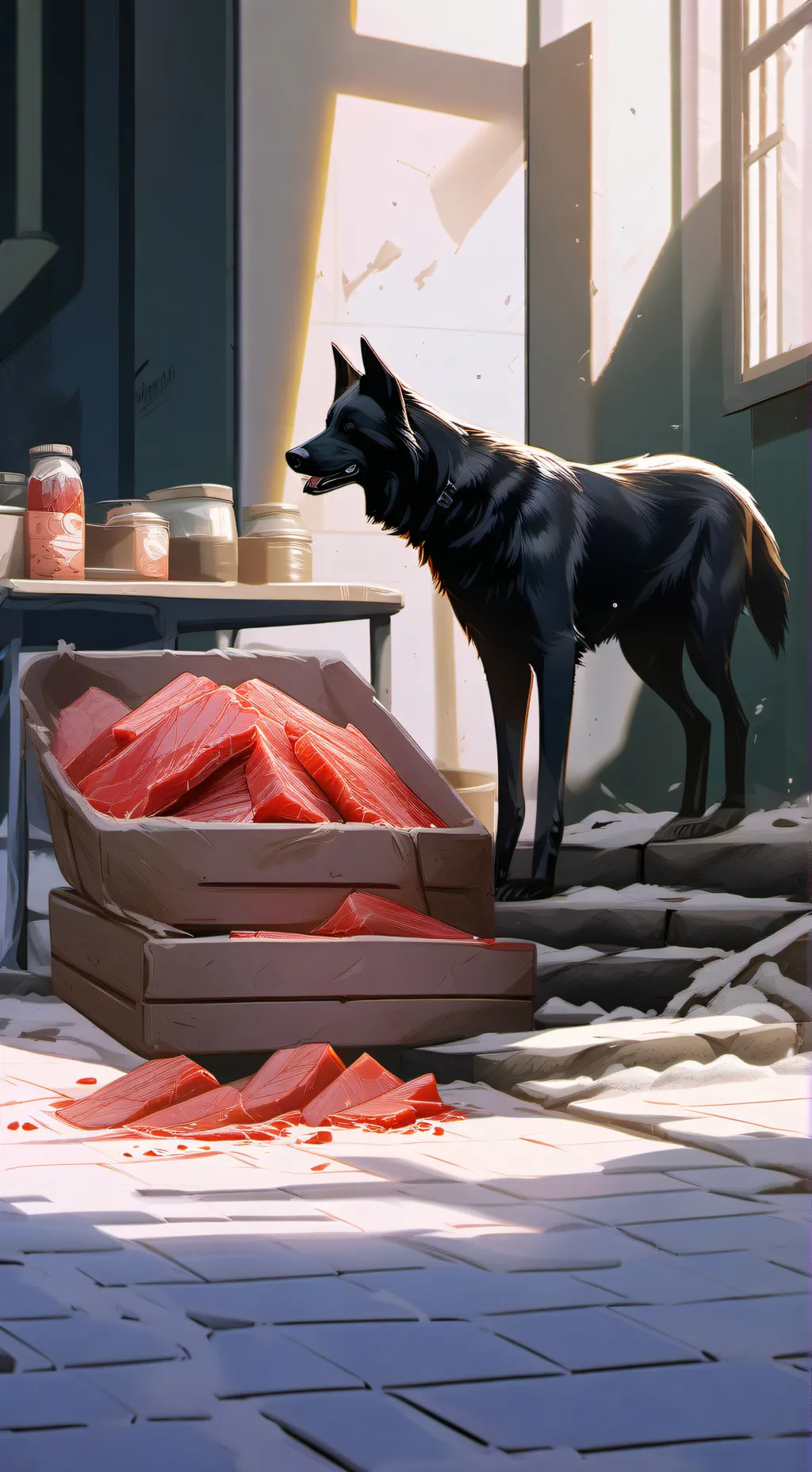 ai character: baby pursuer c: background