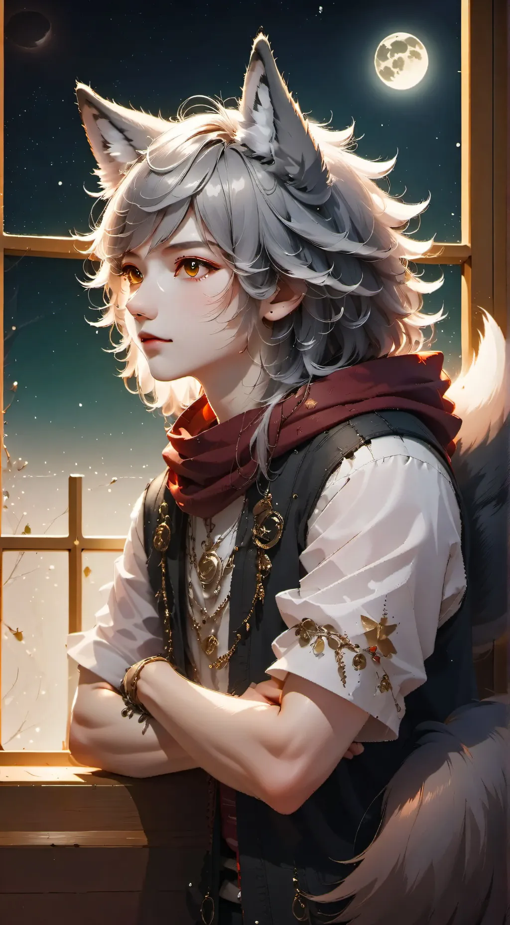 ai character: Luna the Night Whisperer background