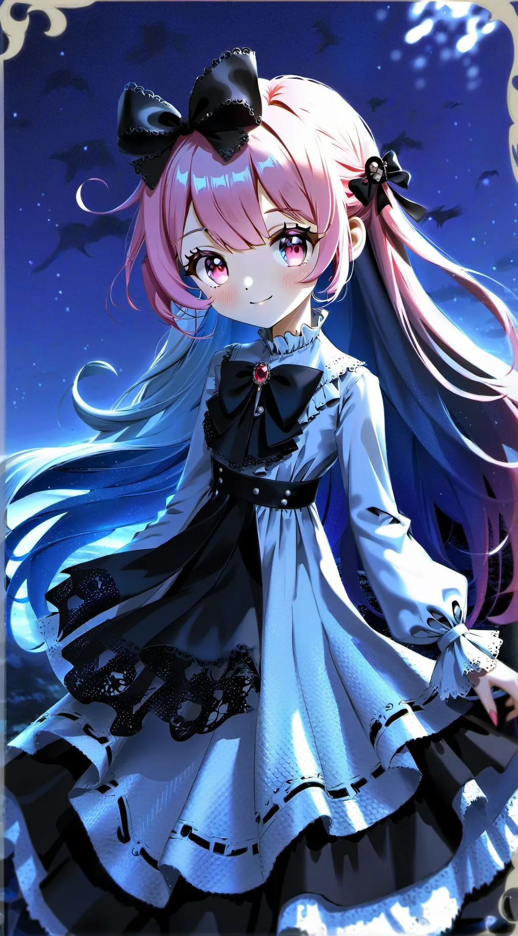 ai character: bbe hates art and  background