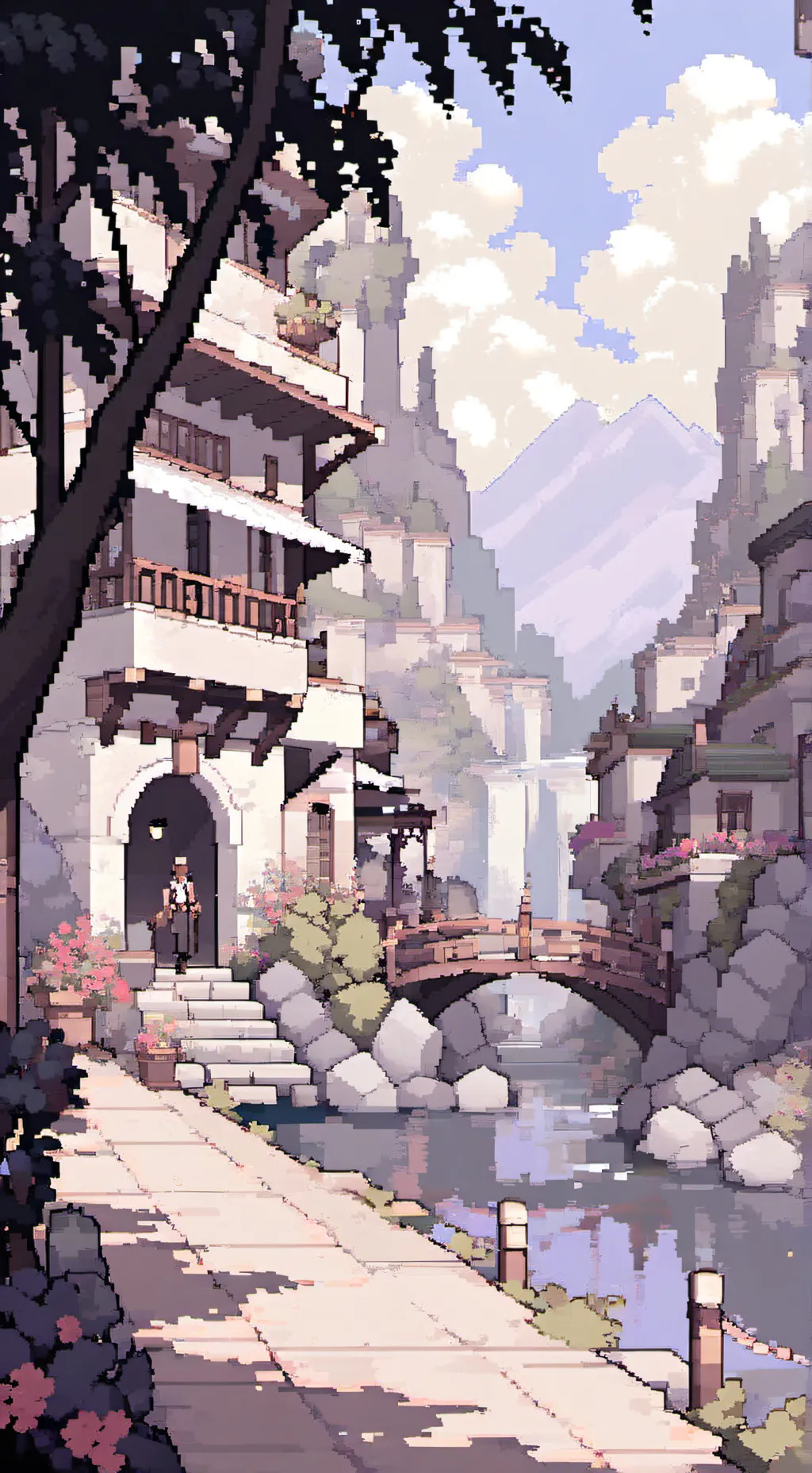 ai character: hace lo contrario background