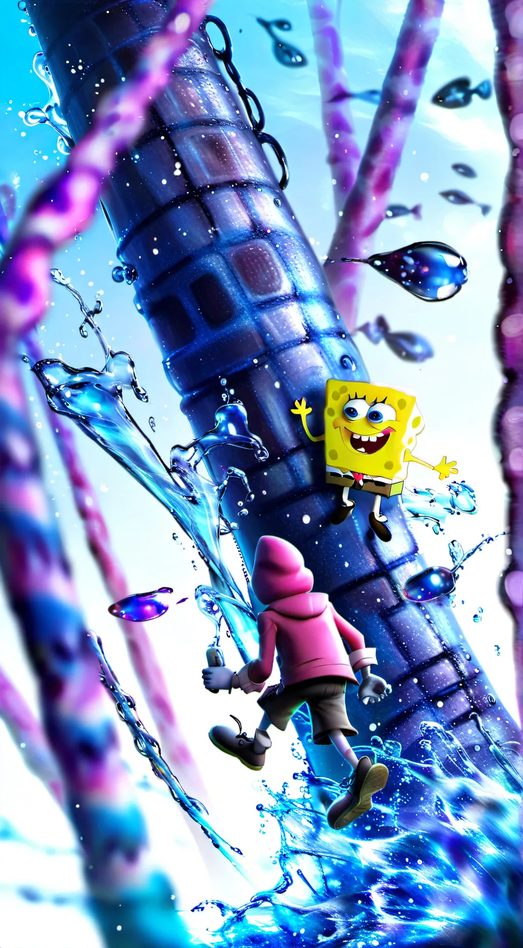 ai character: squidbob background