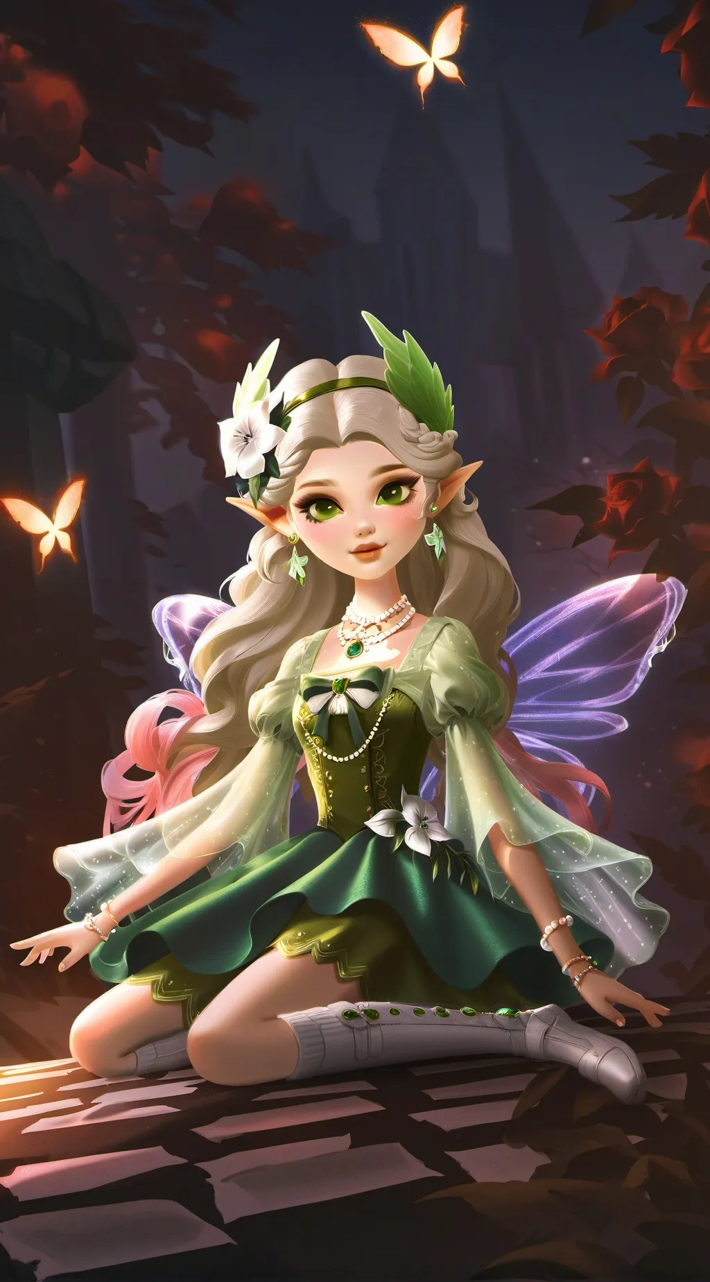 ai character: Eleanor ￼ background