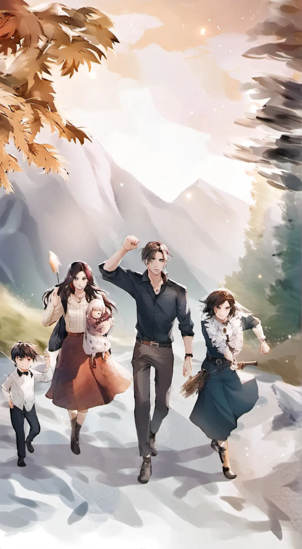 ai character: Carpenter family  background