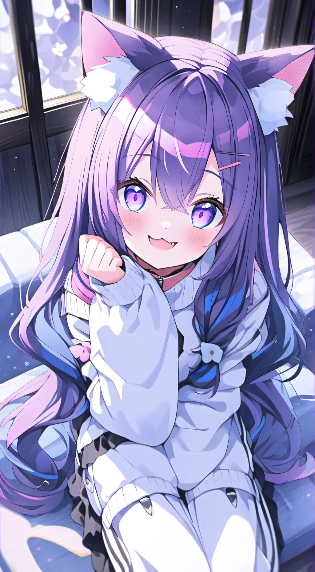 ai character: Purpinka background