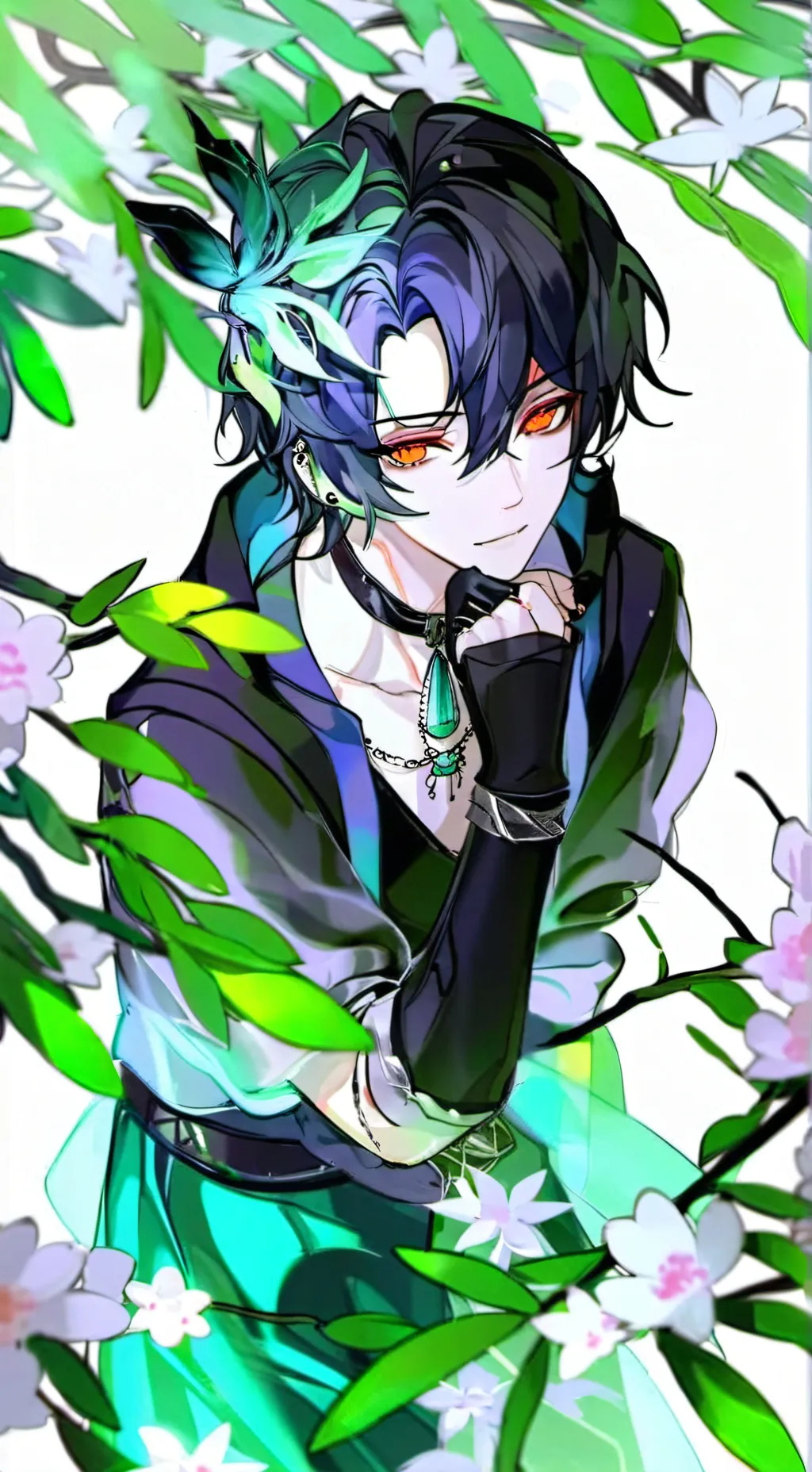 ai character: infección zombie background