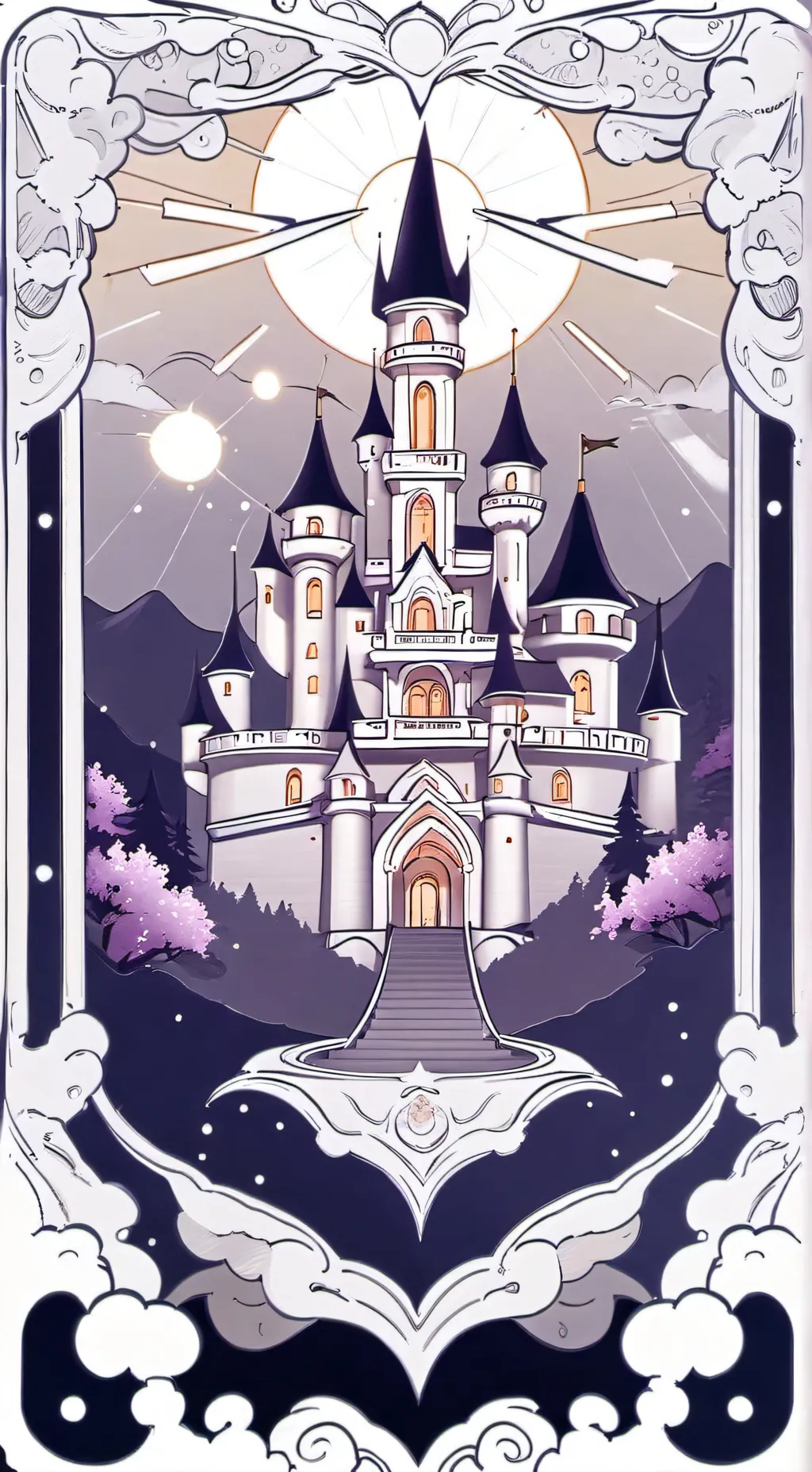 ai character: escola mágica  background