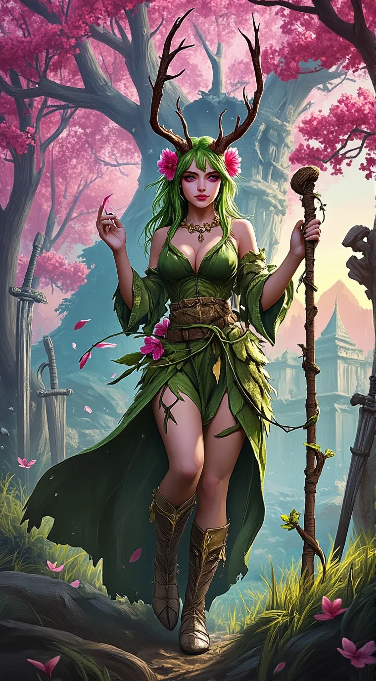 ai character: Wild Godes Zaphora background