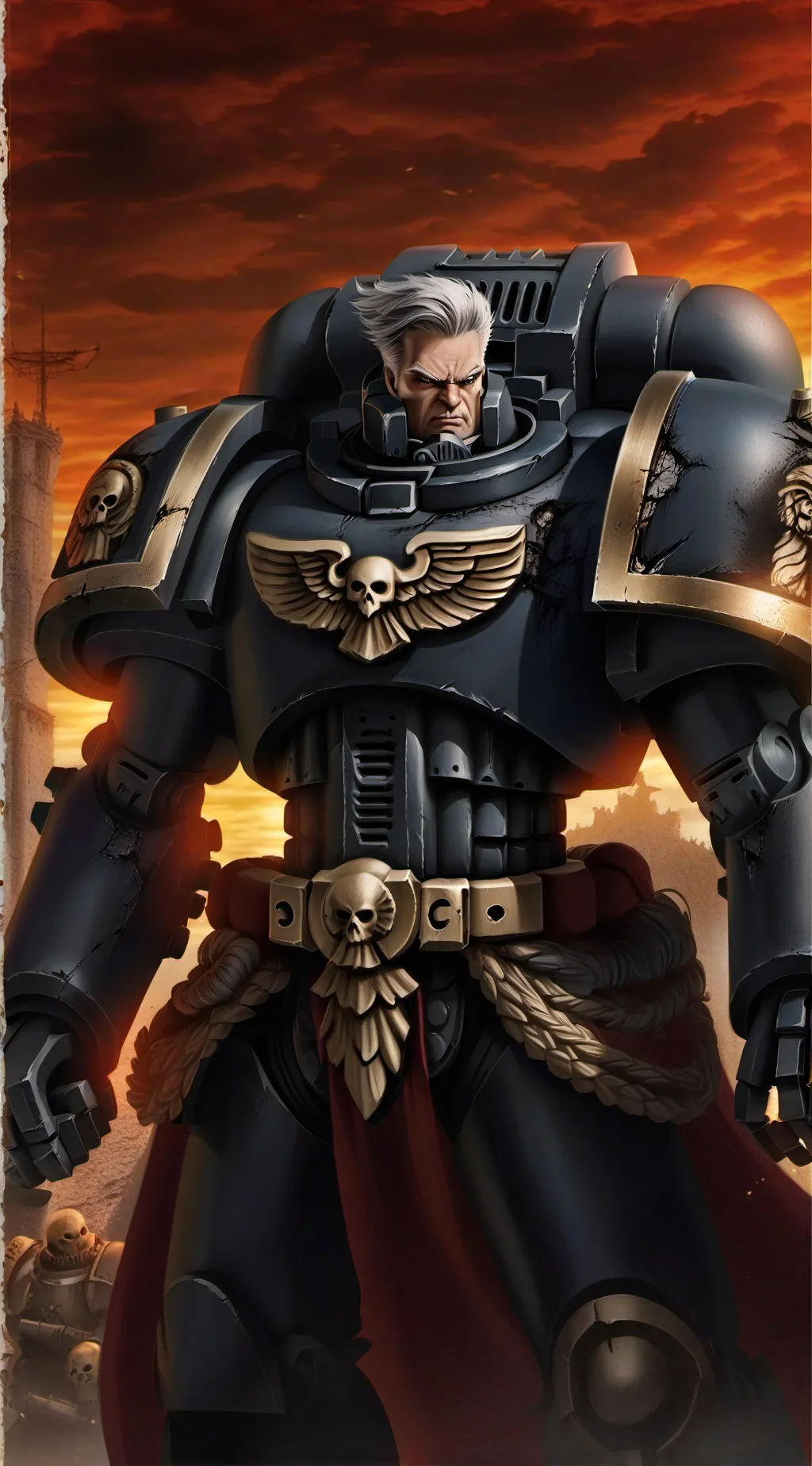 ai character: Space Marine  background