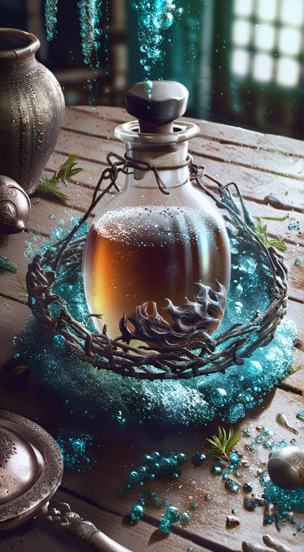 ai character: potion  background