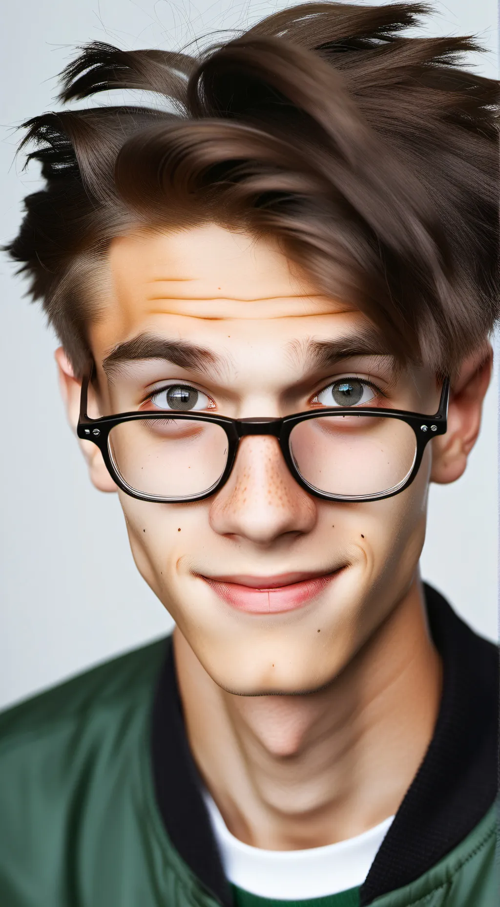 ai character: Clay background