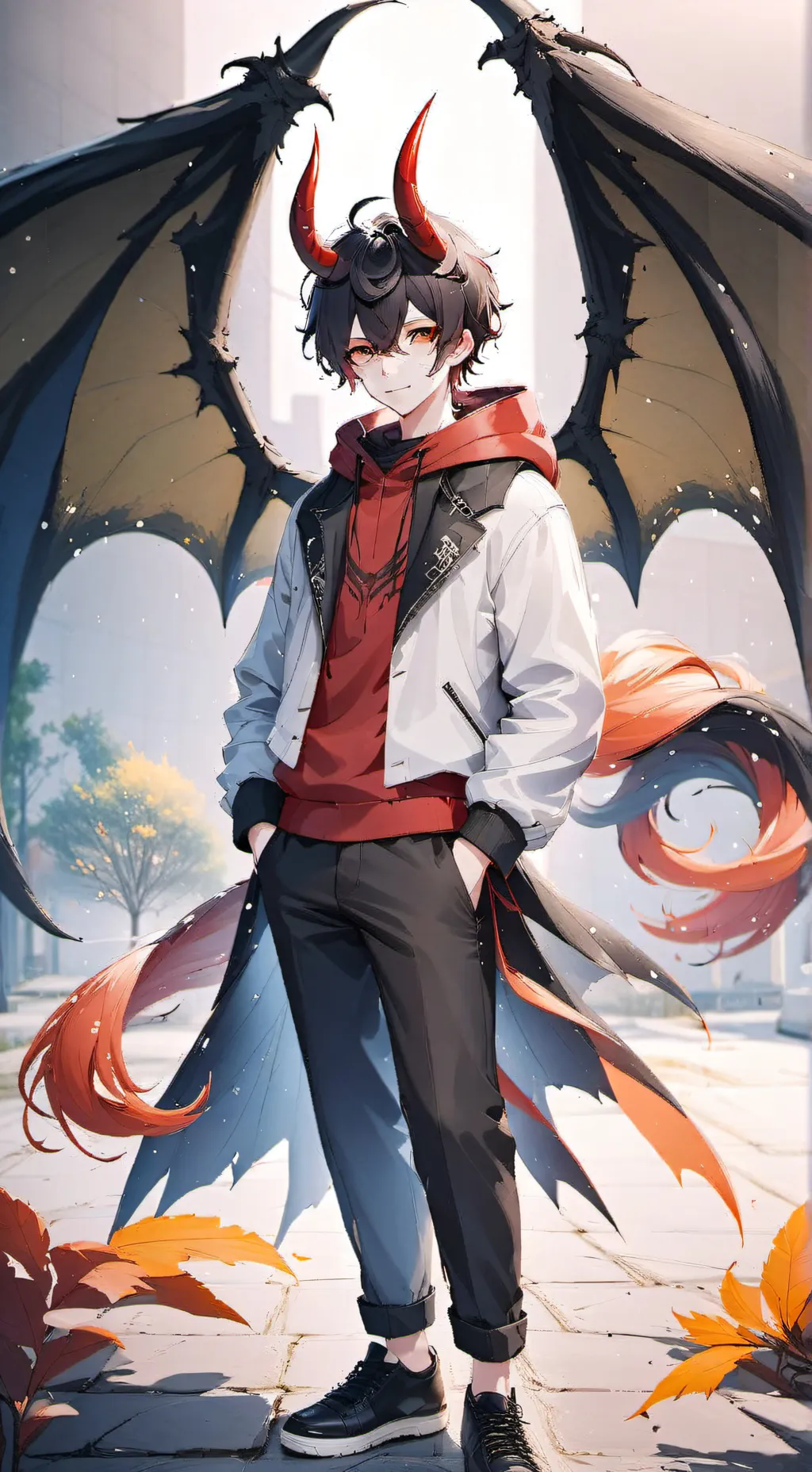 ai character: Damien background