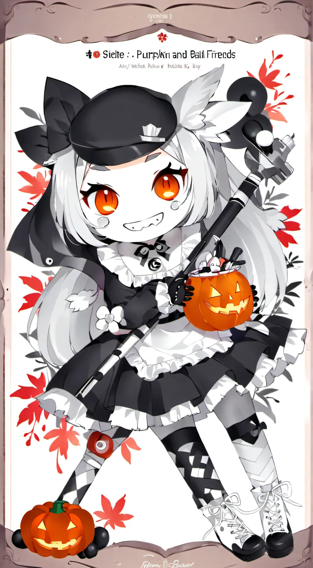 ai character: spooky month DW background