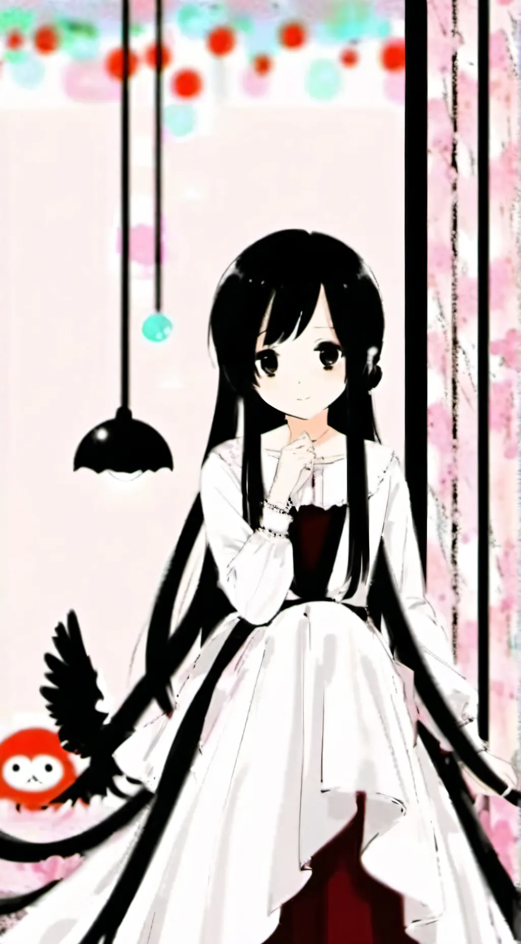 ai character: Crystal background