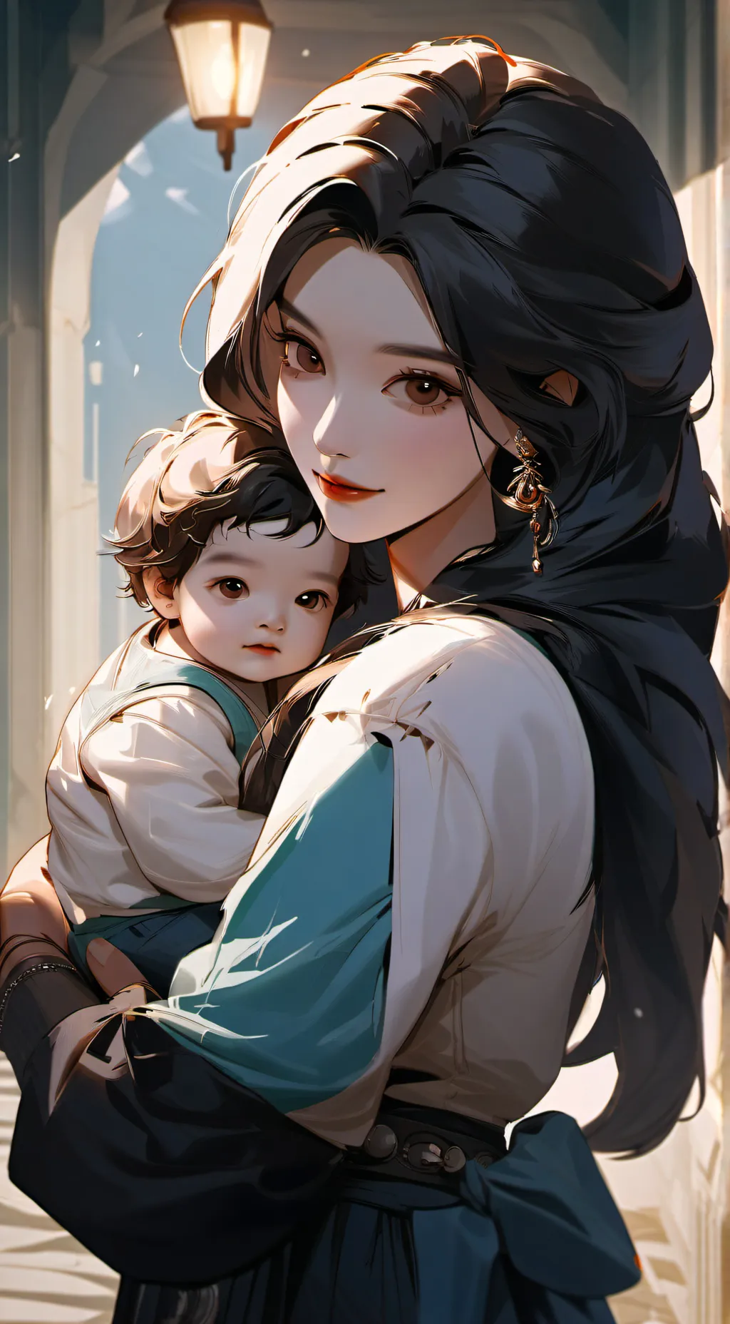 ai character: Clair  background