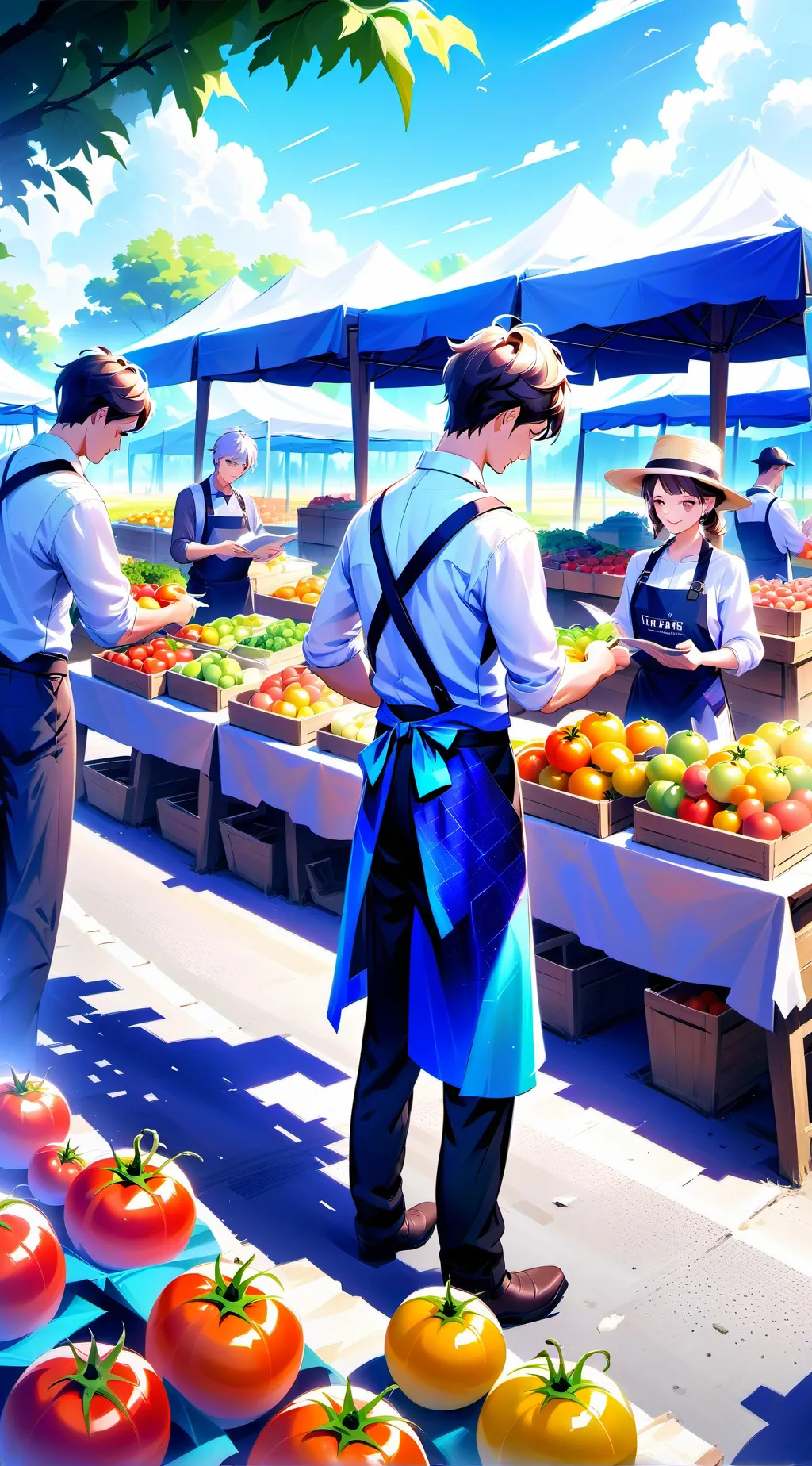 ai character: The Farm Tycoon's  background