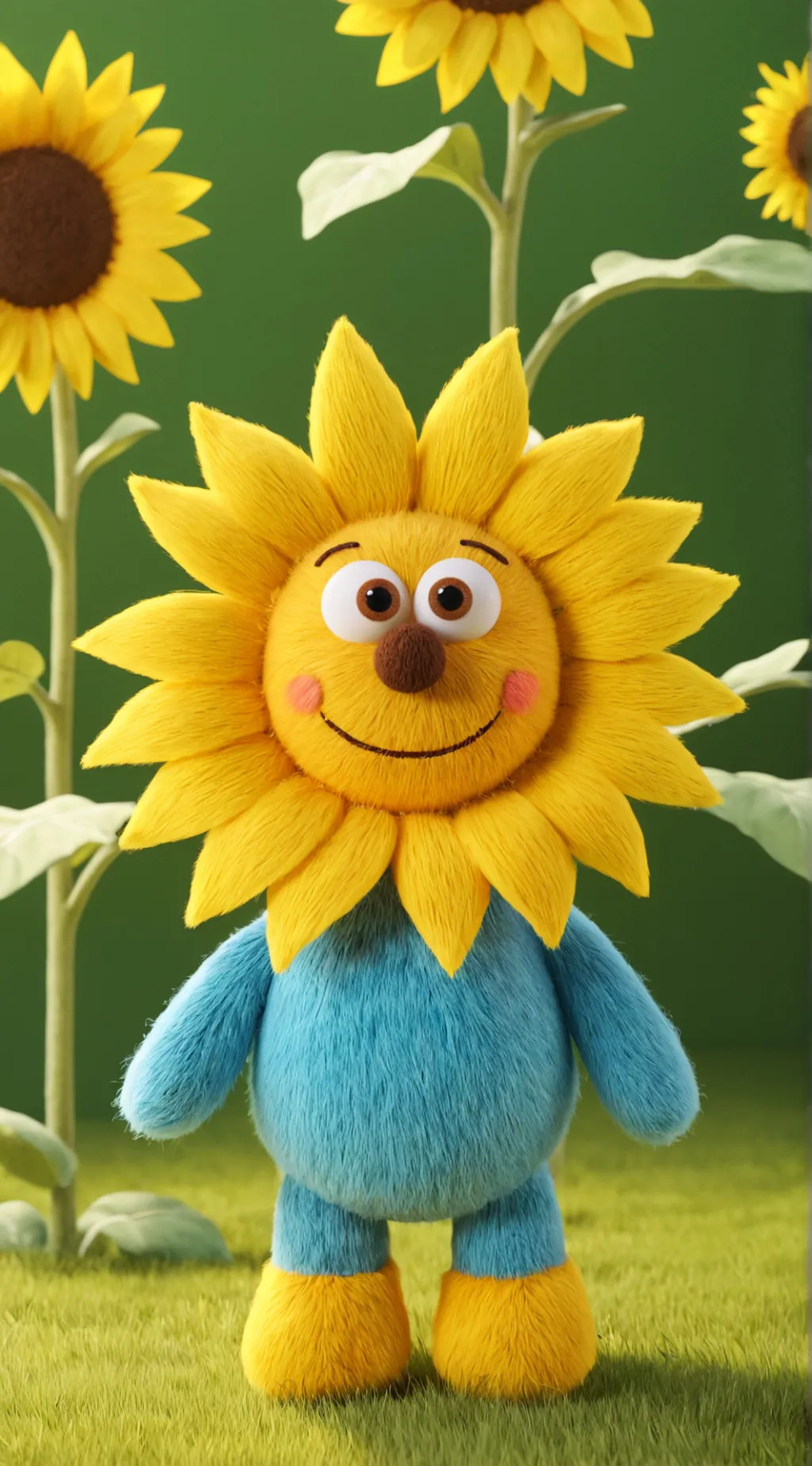 ai character: Sunny’s world&dw  background