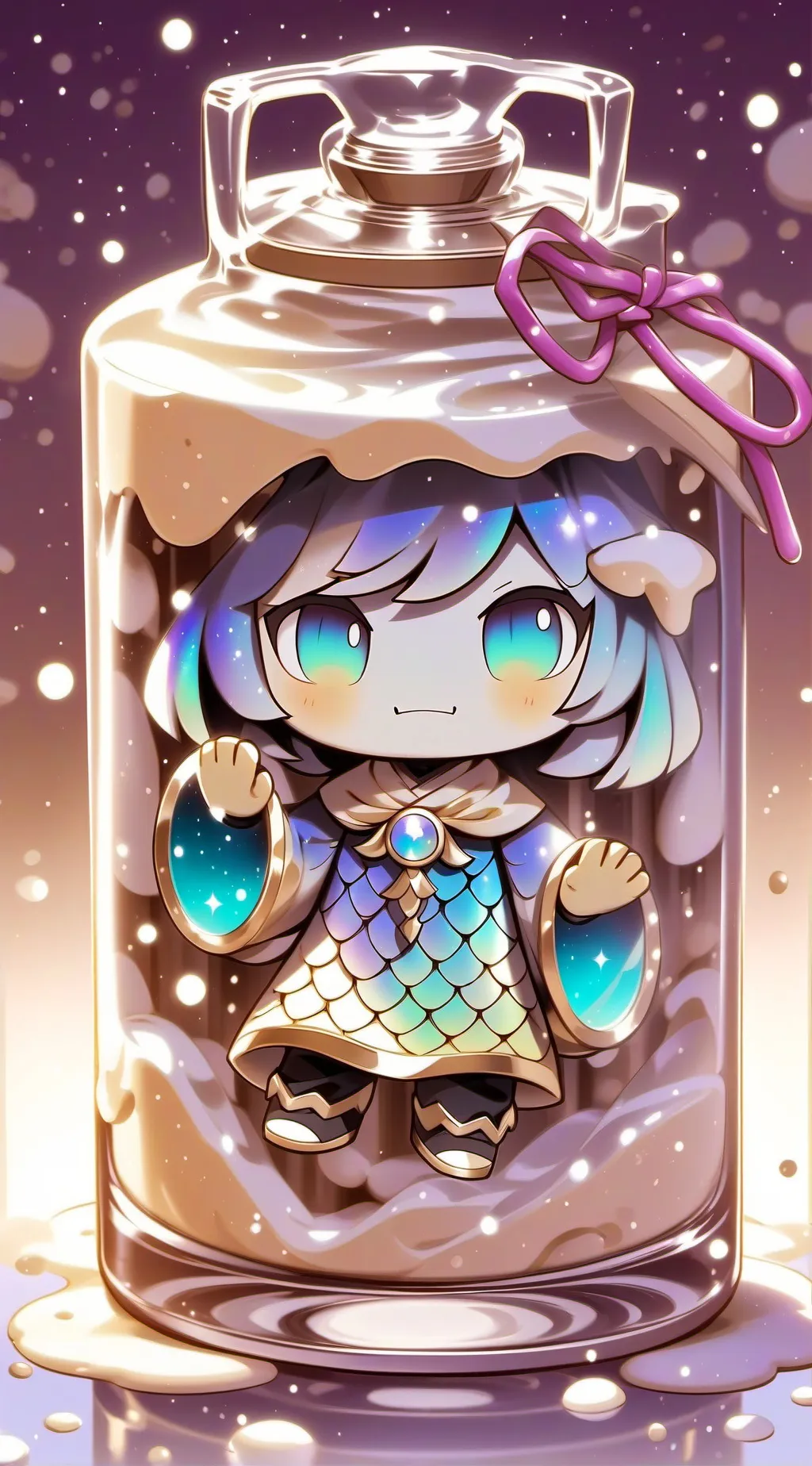 ai character: Mystic Flour background