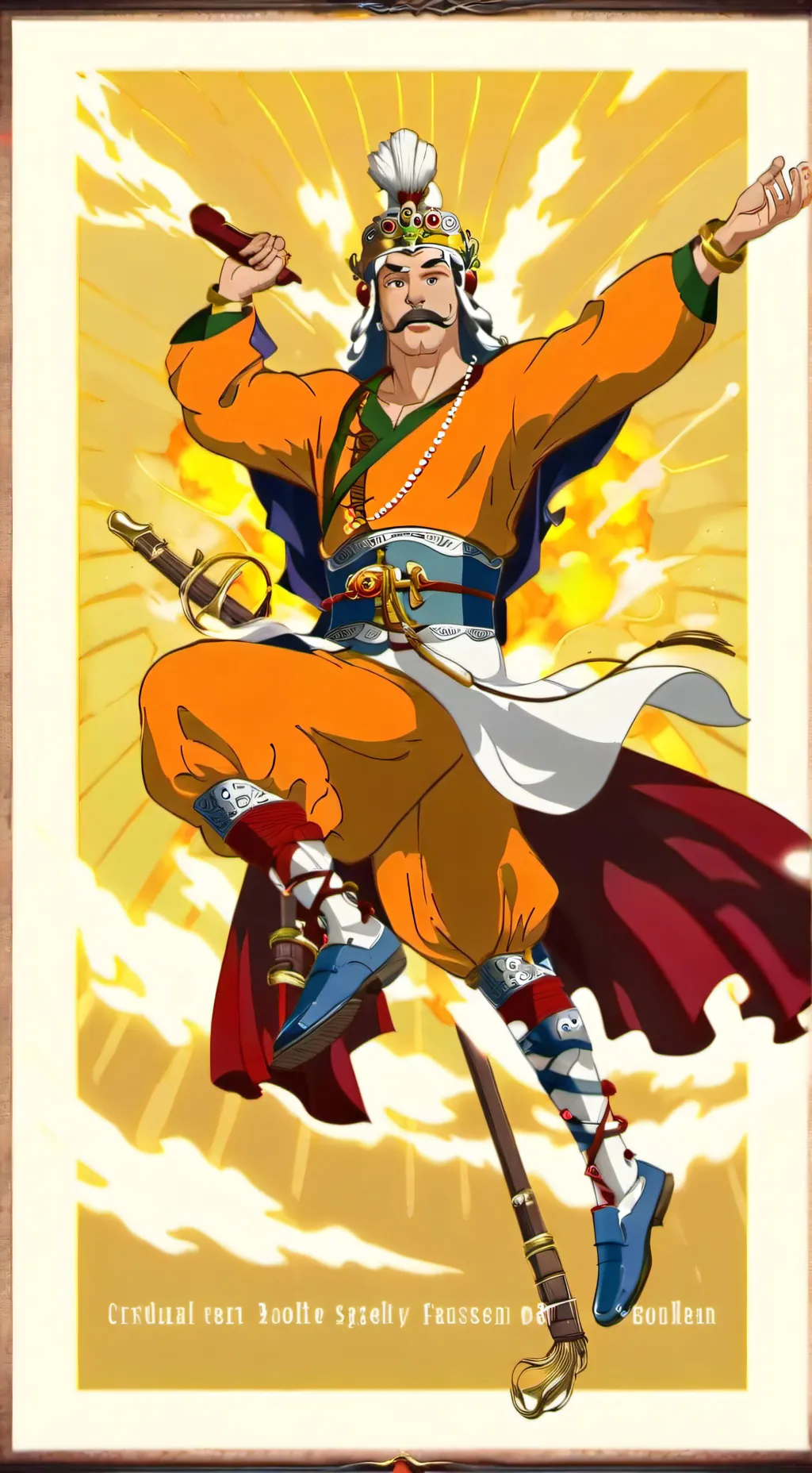 ai character: три богат background