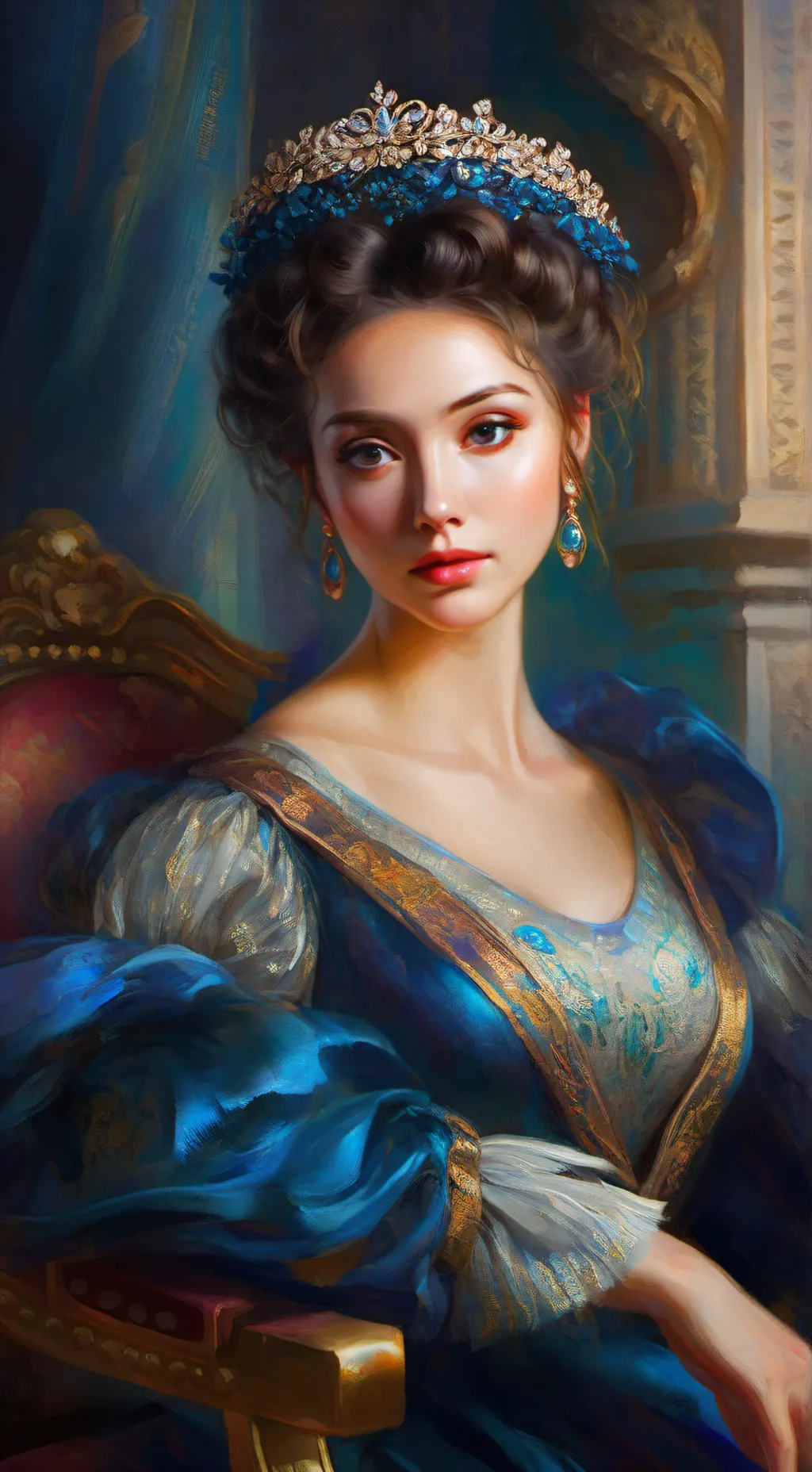 ai character: Elli  background