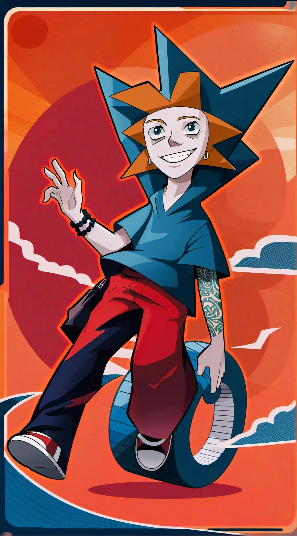 ai character: незнайка background