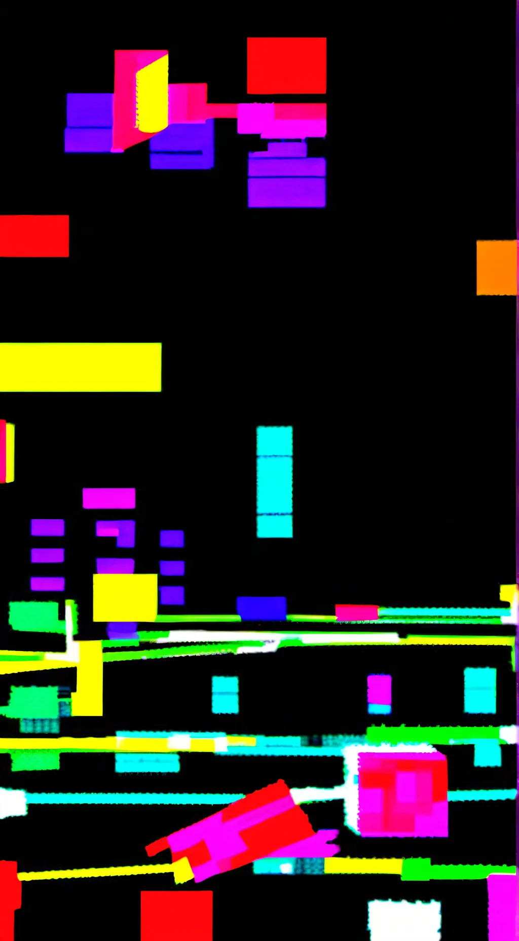 ai character: Pibby glitch background