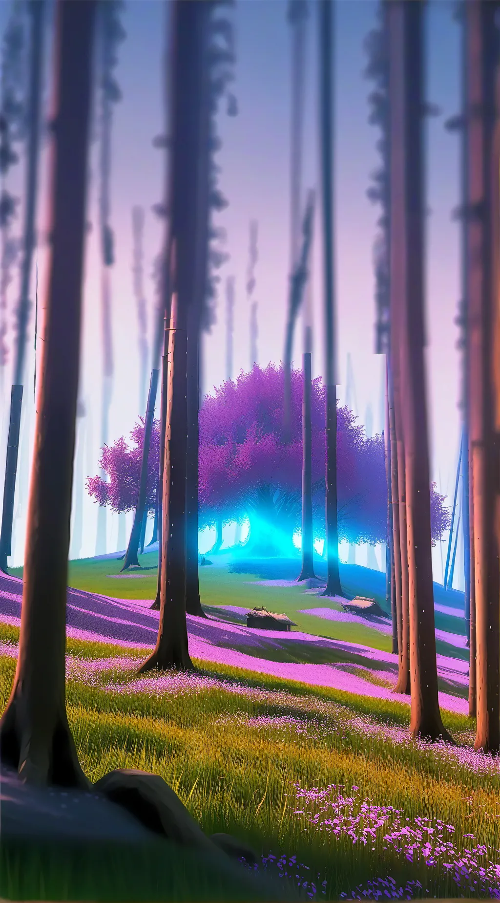 ai character: SC in a wonderland background