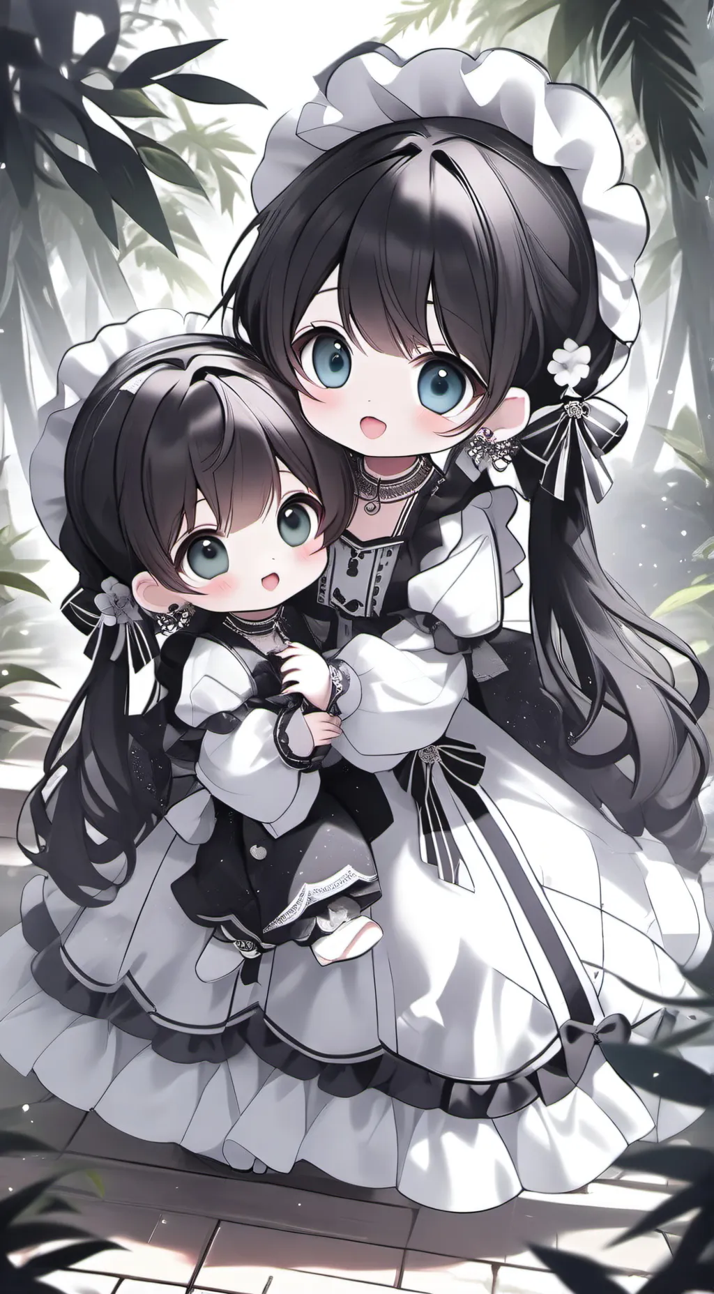 ai character: indian babies background