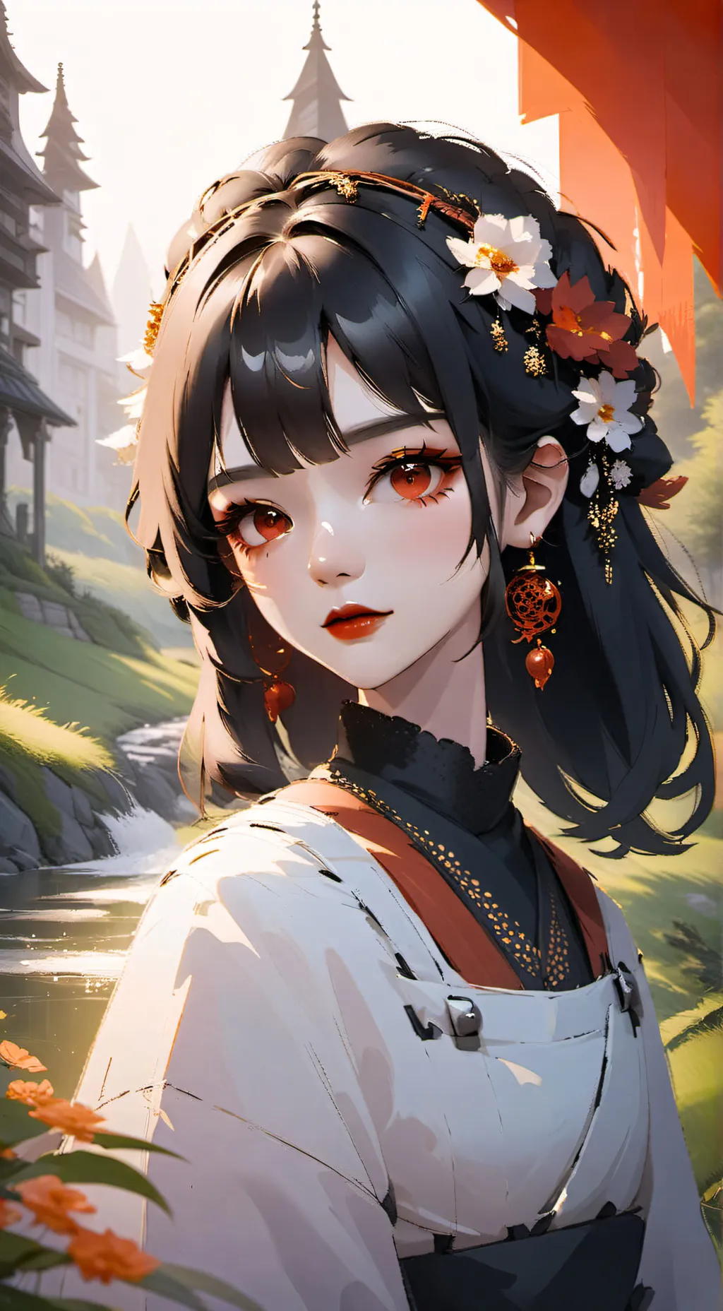 ai character: Mika  background